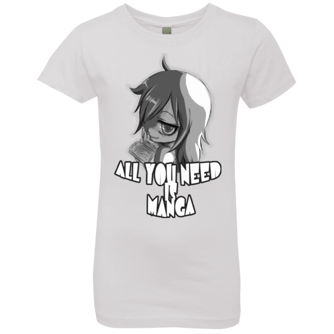 T-Shirts White / YXS All You Need is Manga Girls Premium T-Shirt