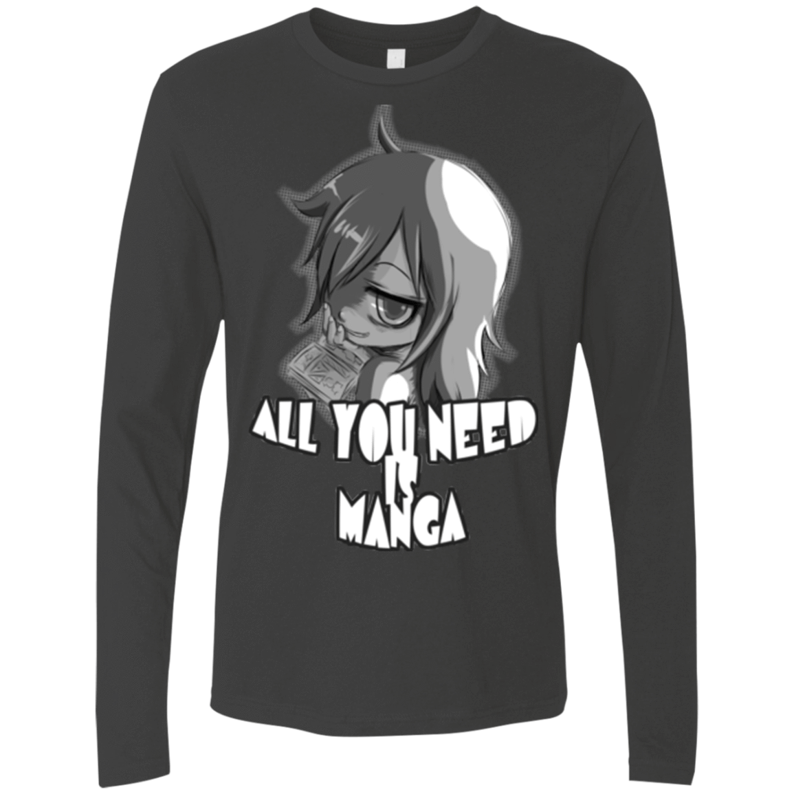 T-Shirts Heavy Metal / Small All You Need is Manga Men's Premium Long Sleeve