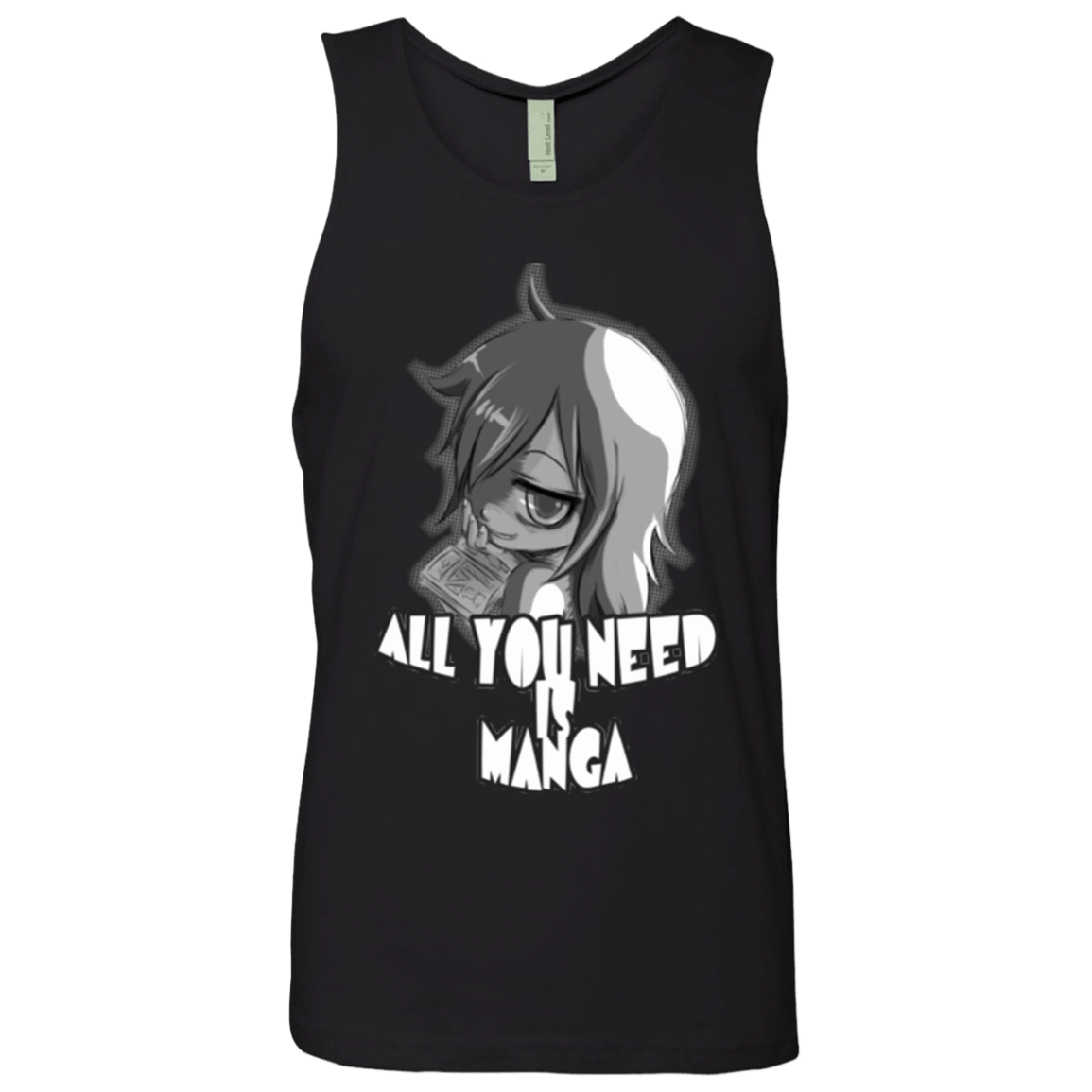 T-Shirts Black / Small All You Need is Manga Men's Premium Tank Top