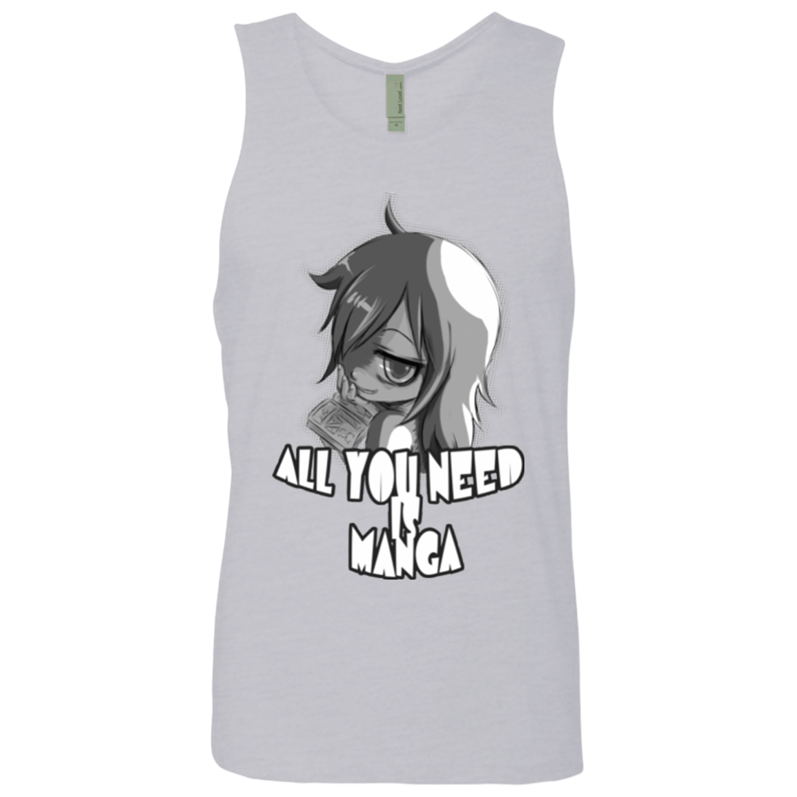 T-Shirts Heather Grey / Small All You Need is Manga Men's Premium Tank Top