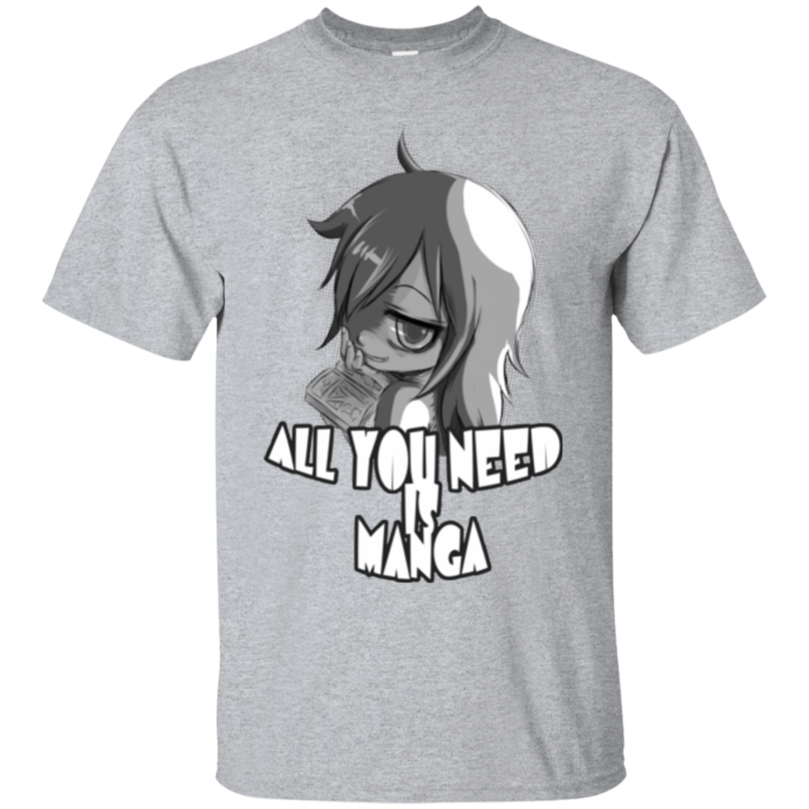 T-Shirts Sport Grey / Small All You Need is Manga T-Shirt