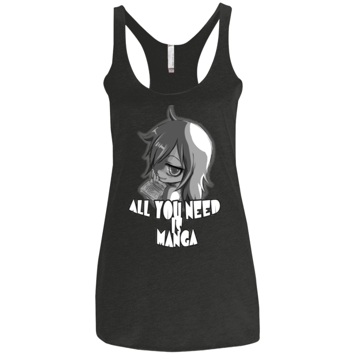 T-Shirts Vintage Black / X-Small All You Need is Manga Women's Triblend Racerback Tank
