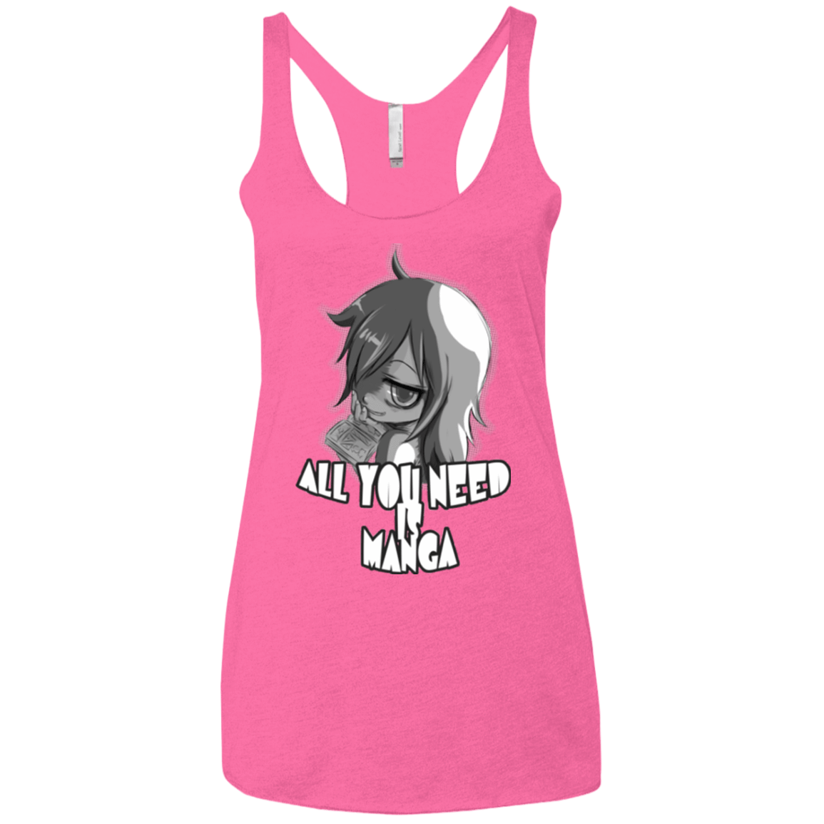 T-Shirts Vintage Pink / X-Small All You Need is Manga Women's Triblend Racerback Tank