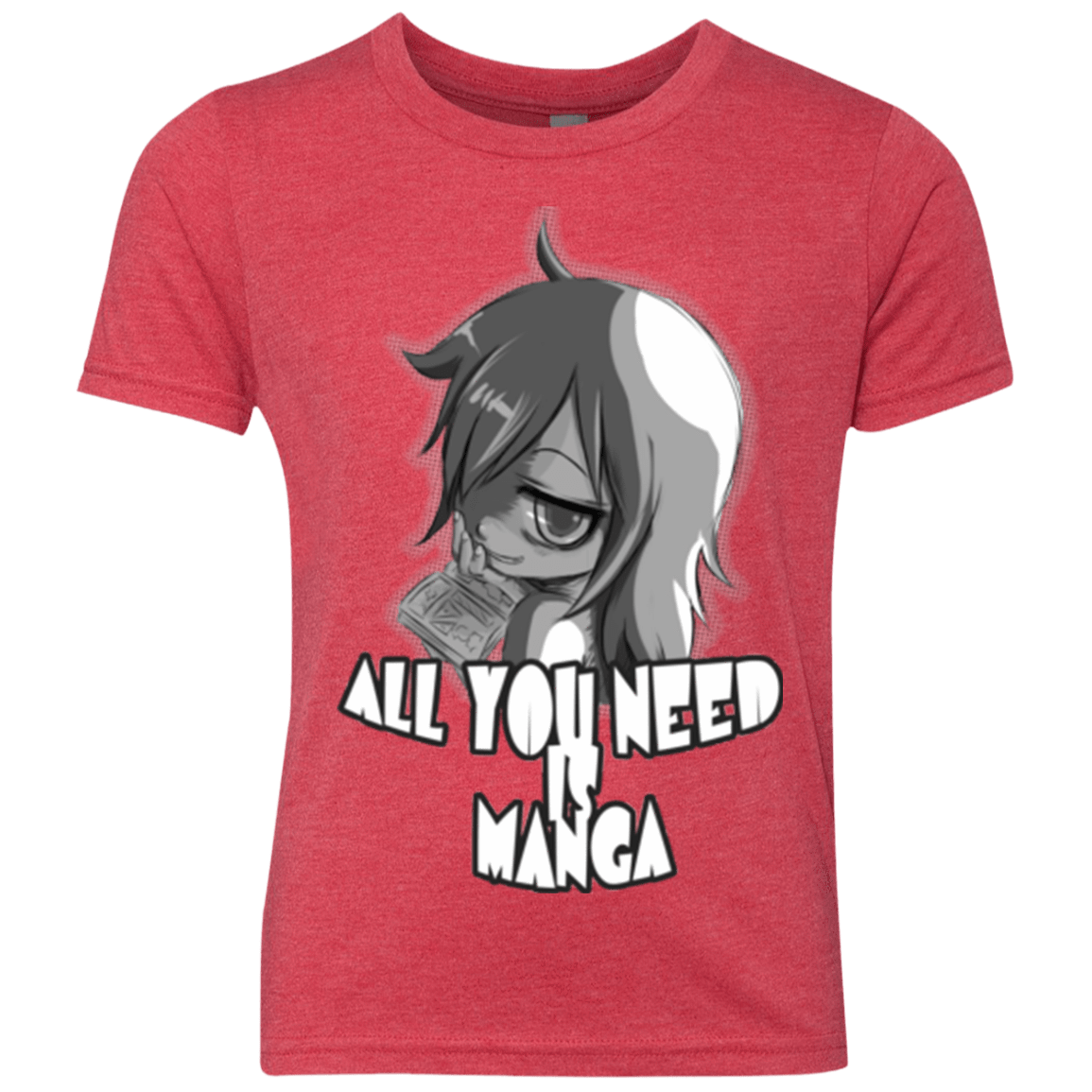 T-Shirts Vintage Red / YXS All You Need is Manga Youth Triblend T-Shirt