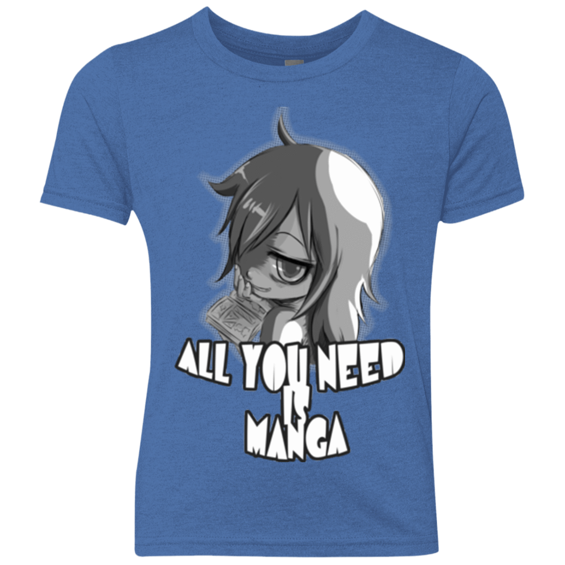 T-Shirts Vintage Royal / YXS All You Need is Manga Youth Triblend T-Shirt
