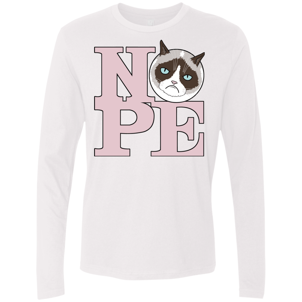 T-Shirts White / S All You Need is NOPE Men's Premium Long Sleeve