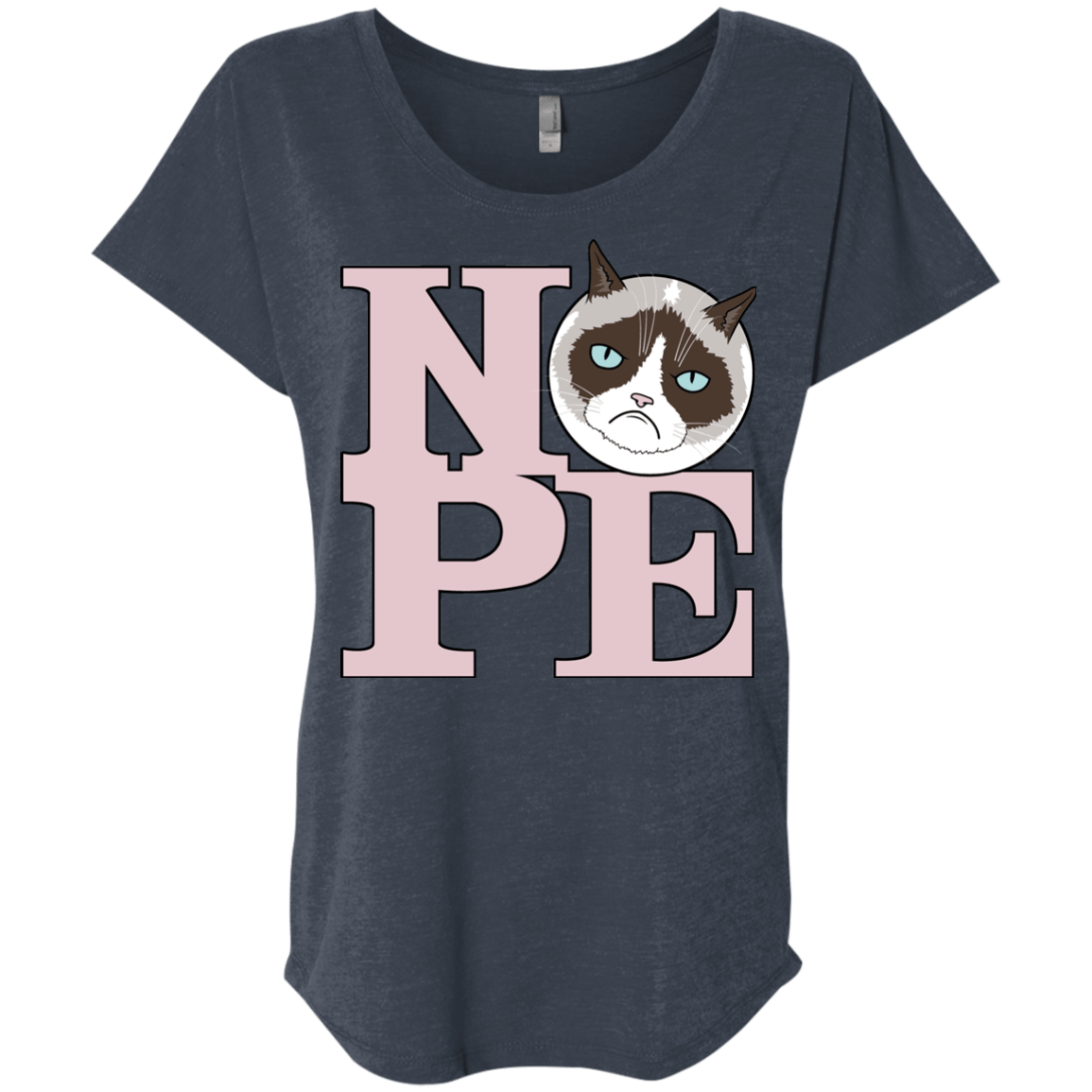 T-Shirts Vintage Navy / X-Small All You Need is NOPE Triblend Dolman Sleeve