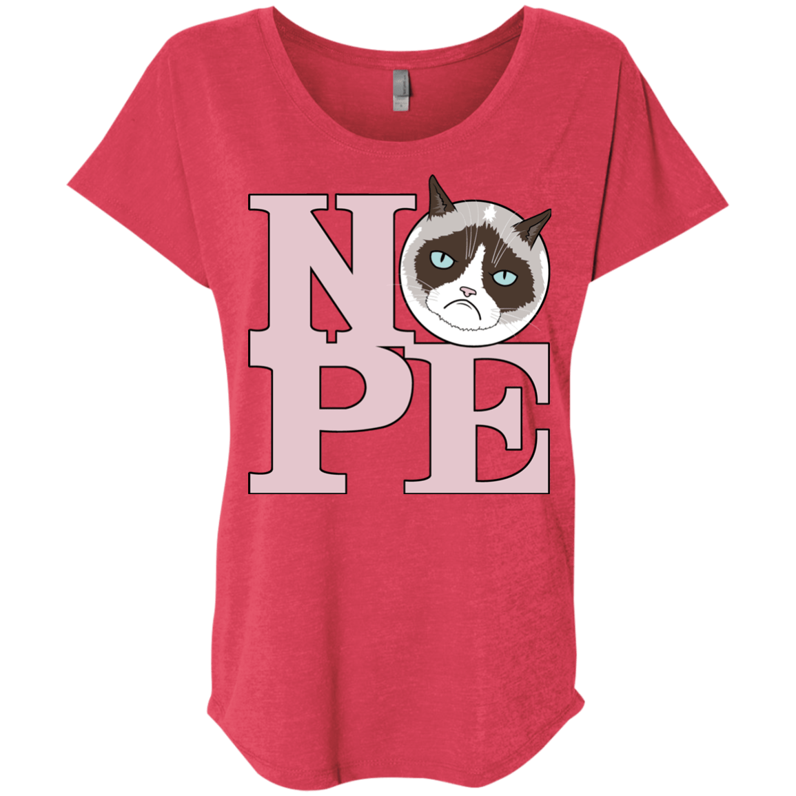 T-Shirts Vintage Red / X-Small All You Need is NOPE Triblend Dolman Sleeve