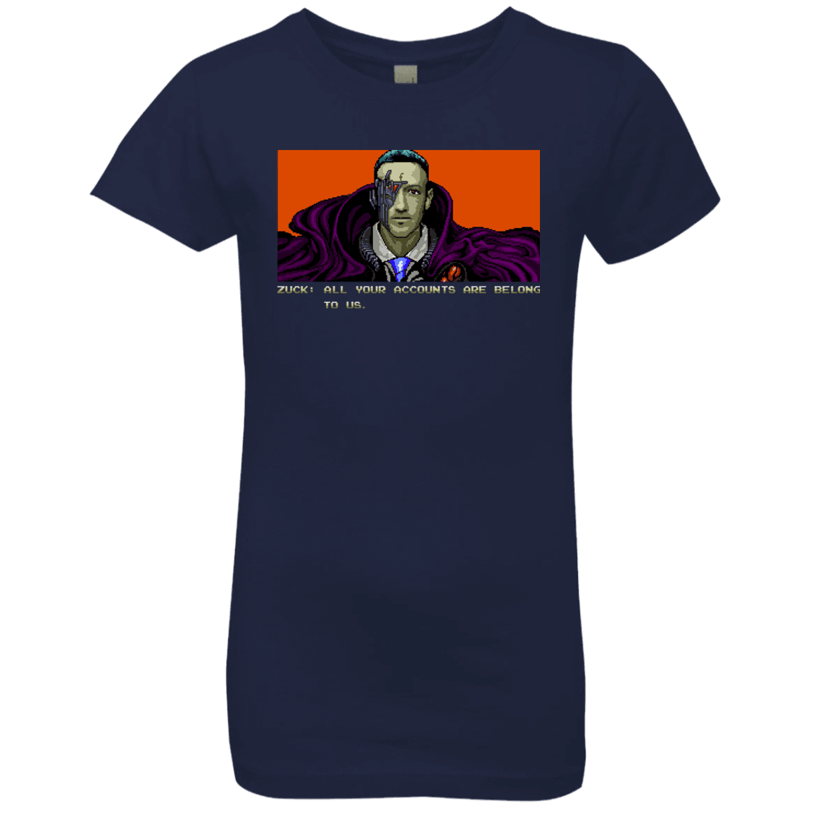 T-Shirts Midnight Navy / YXS All Your Accounts Girls Premium T-Shirt