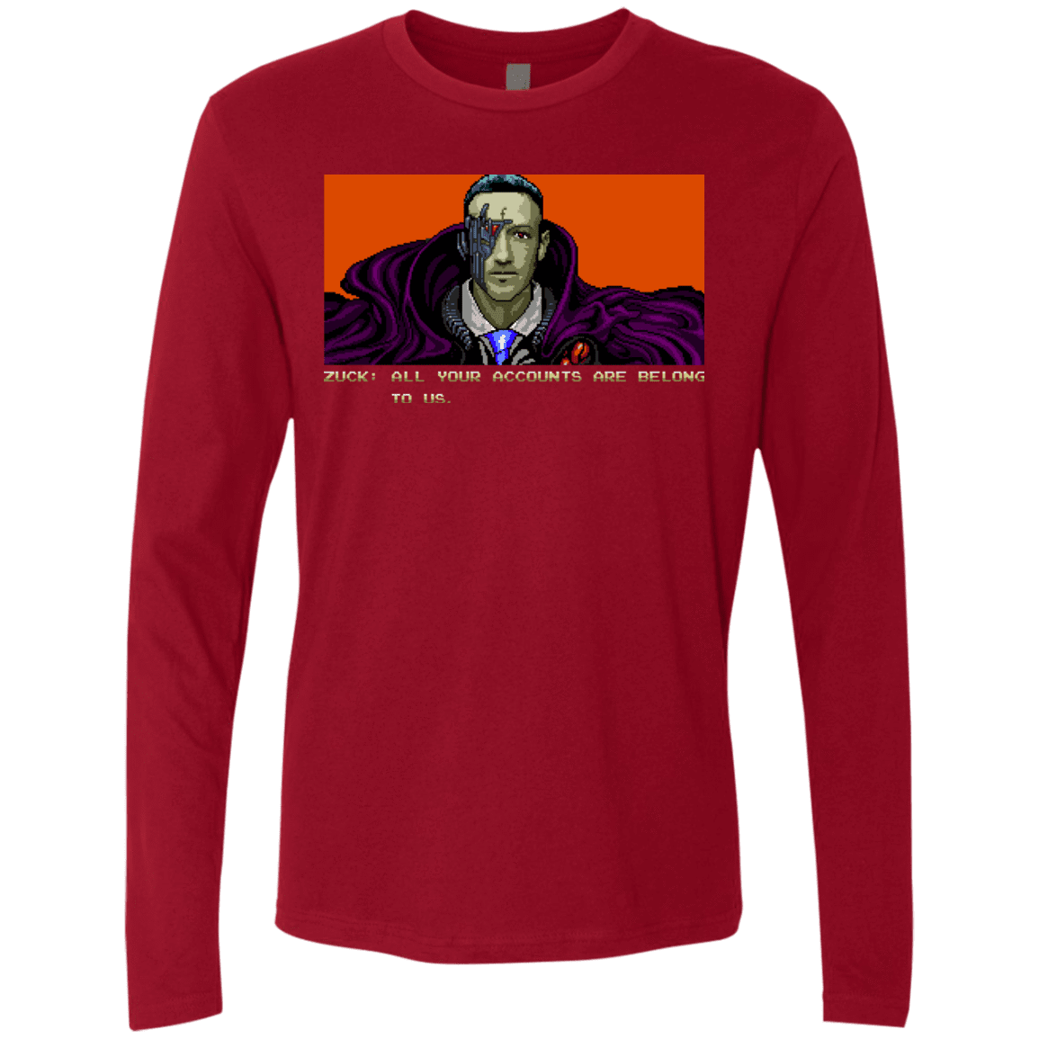 T-Shirts Cardinal / S All Your Accounts Men's Premium Long Sleeve