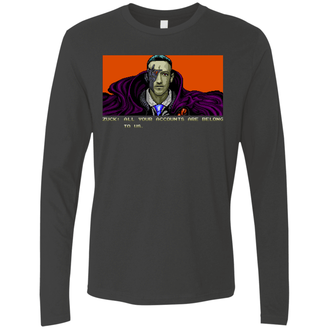 T-Shirts Heavy Metal / S All Your Accounts Men's Premium Long Sleeve