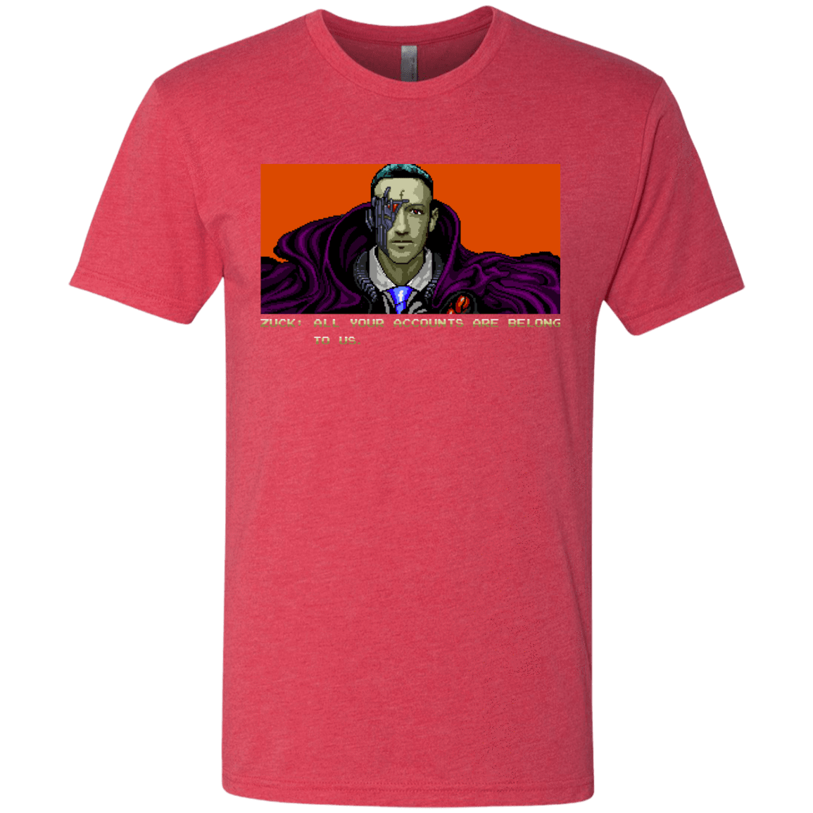 T-Shirts Vintage Red / S All Your Accounts Men's Triblend T-Shirt