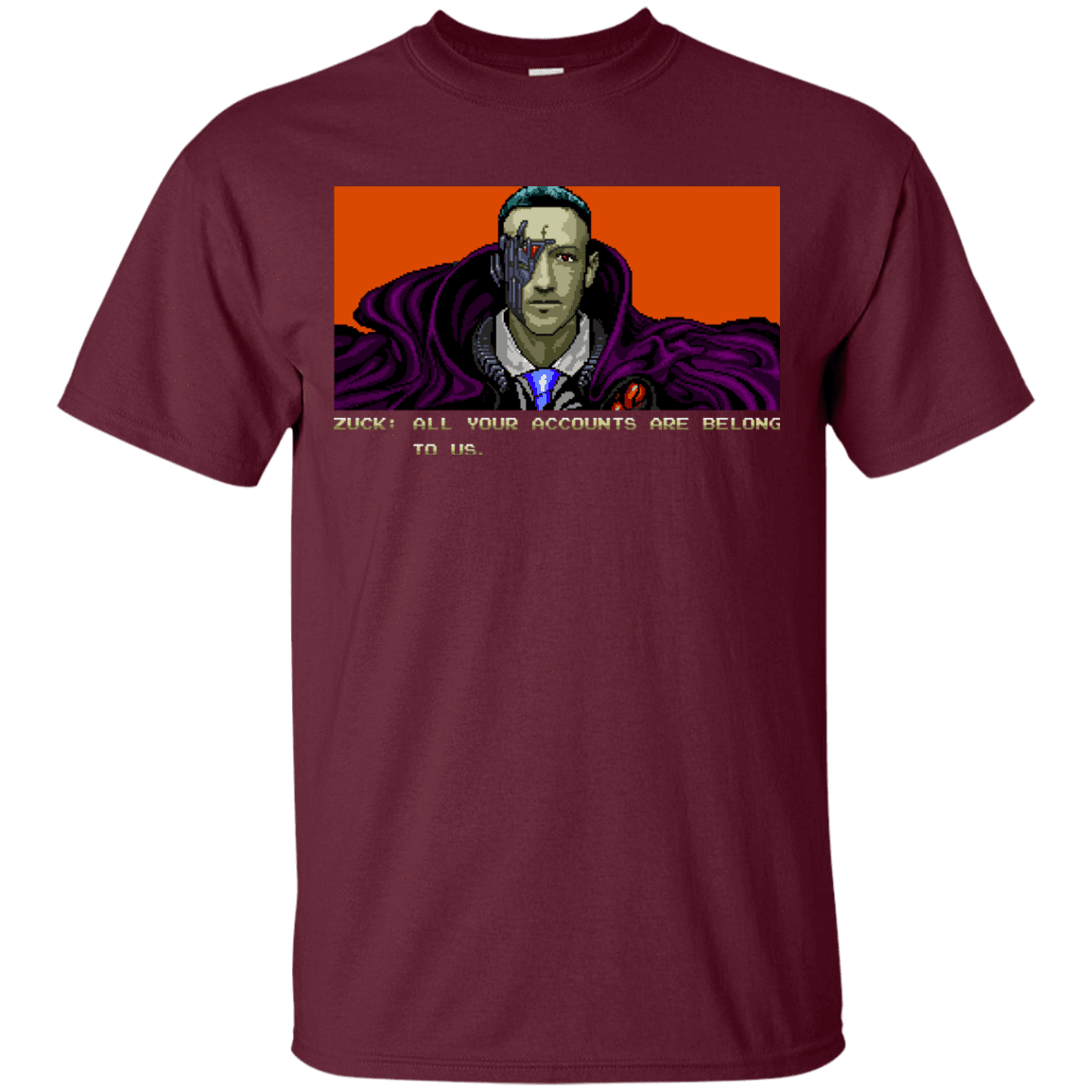 T-Shirts Maroon / S All Your Accounts T-Shirt