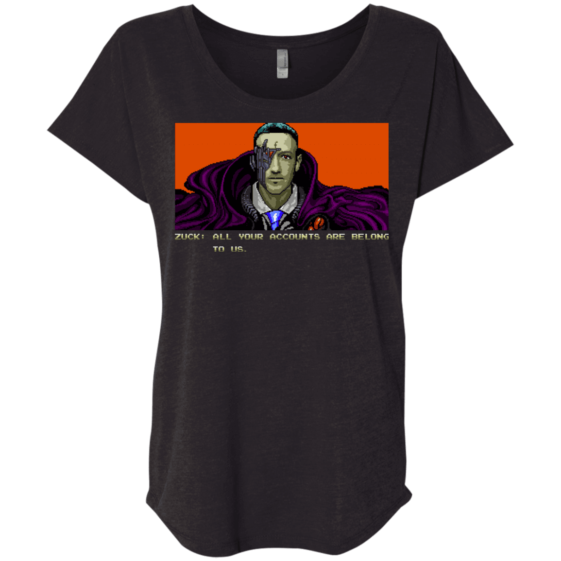 All Your Accounts Triblend Dolman Sleeve