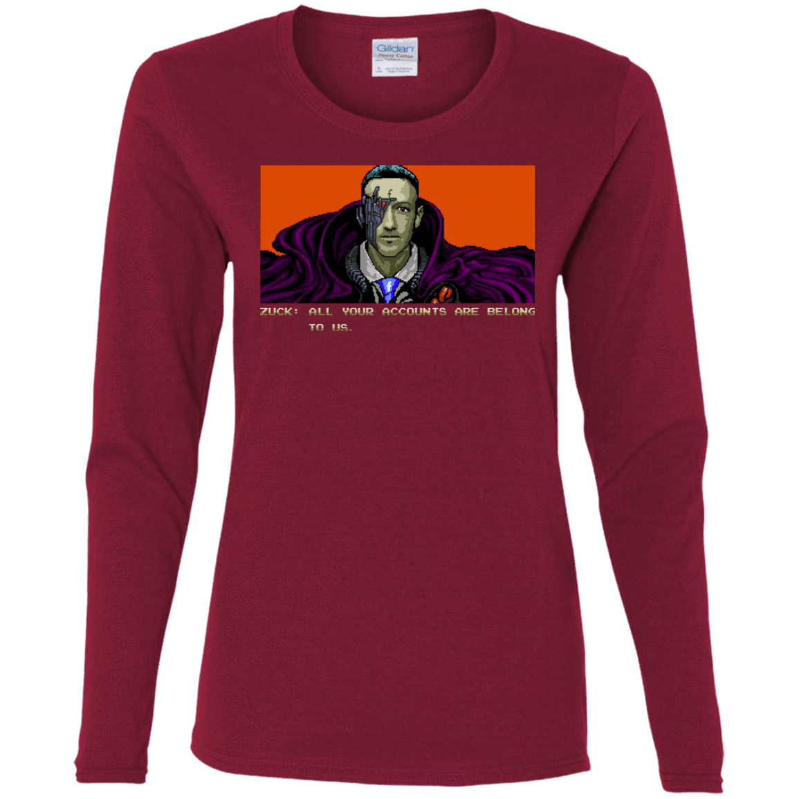 T-Shirts Cardinal / S All Your Accounts Women's Long Sleeve T-Shirt