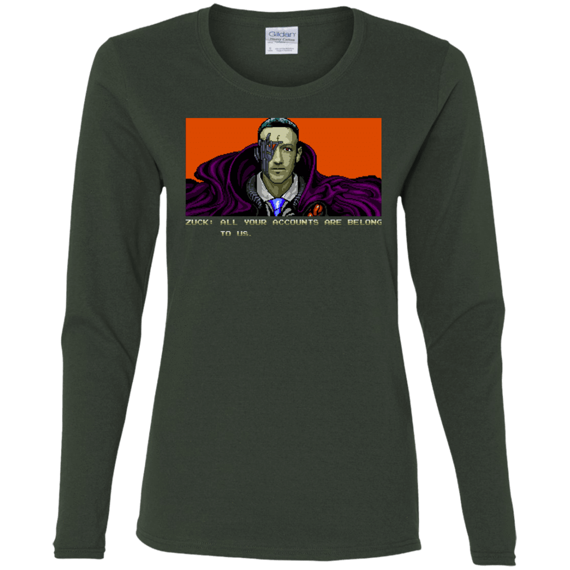 T-Shirts Forest / S All Your Accounts Women's Long Sleeve T-Shirt