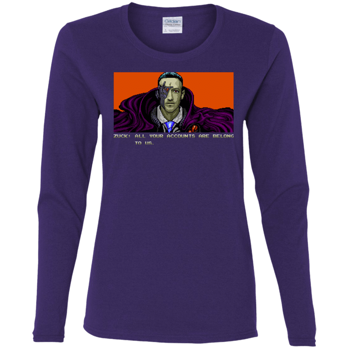 T-Shirts Purple / S All Your Accounts Women's Long Sleeve T-Shirt