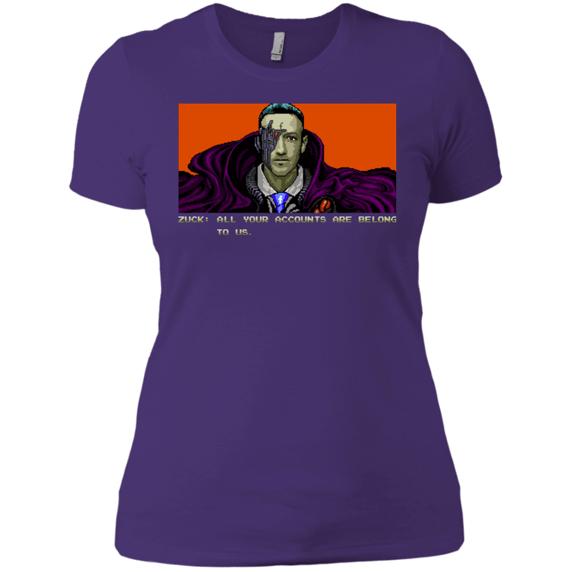 T-Shirts Purple Rush/ / X-Small All Your Accounts Women's Premium T-Shirt