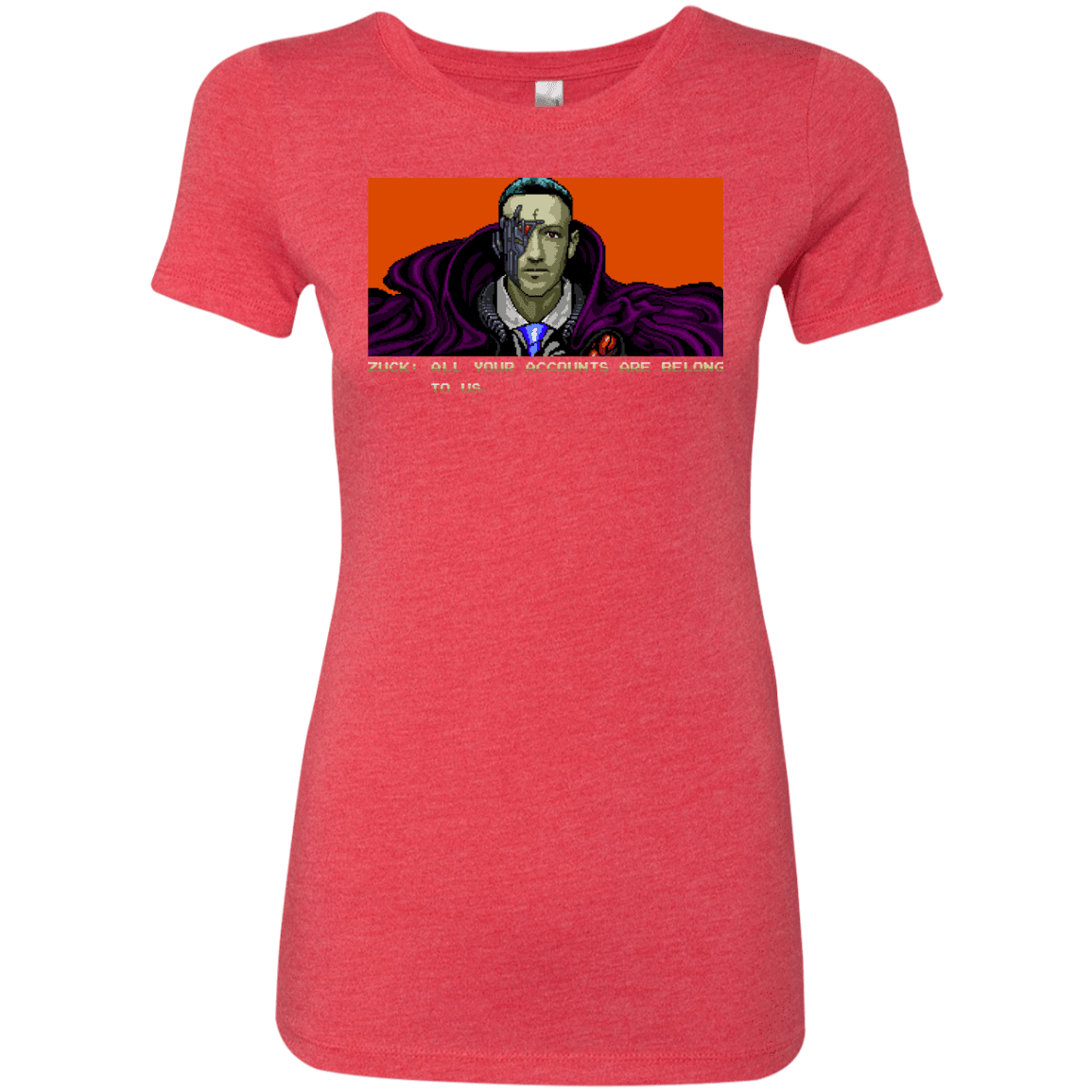 T-Shirts Vintage Red / S All Your Accounts Women's Triblend T-Shirt