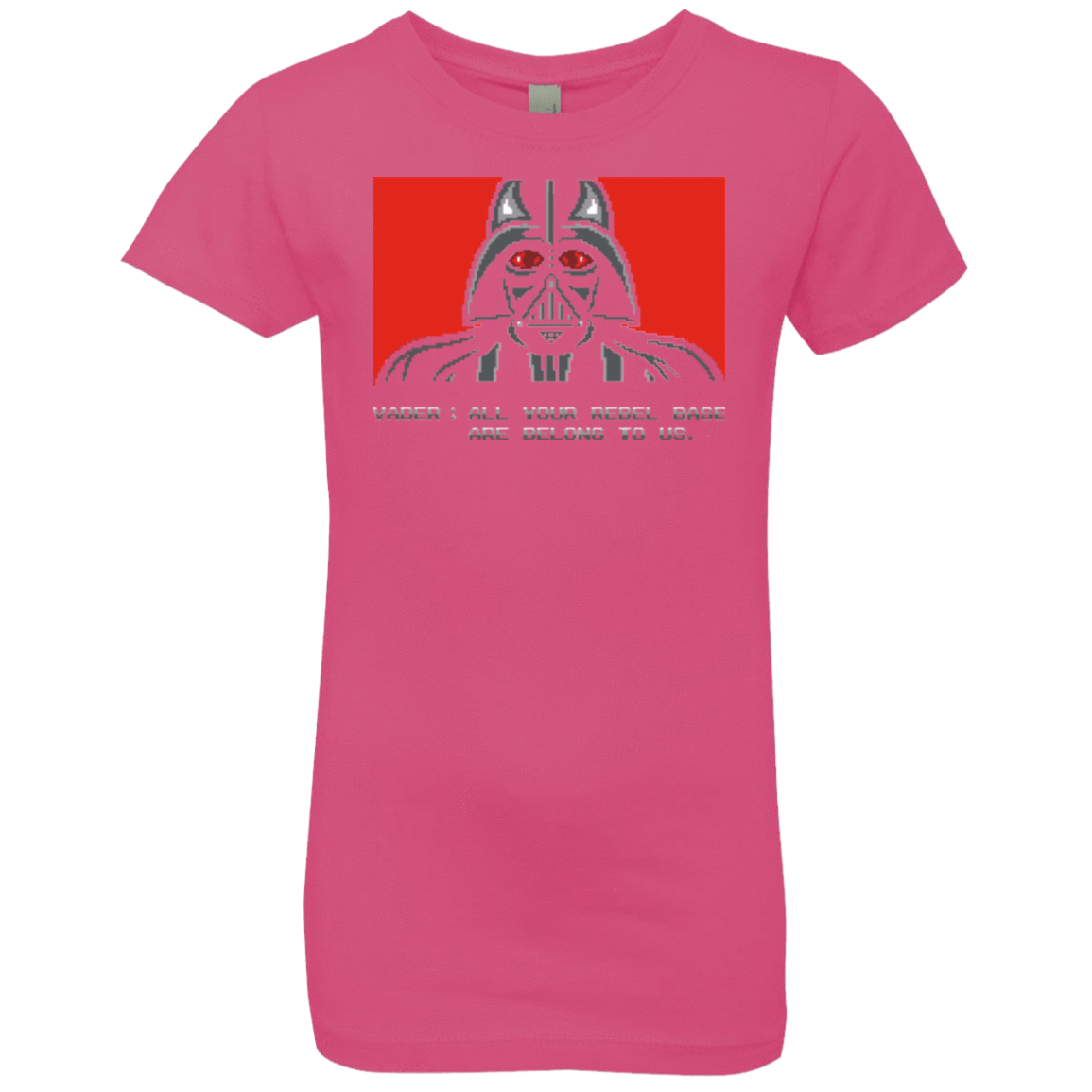 T-Shirts Hot Pink / YXS All your rebel base are belongs to us Girls Premium T-Shirt