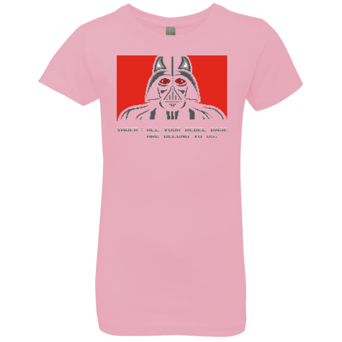 T-Shirts Light Pink / YXS All your rebel base are belongs to us Girls Premium T-Shirt