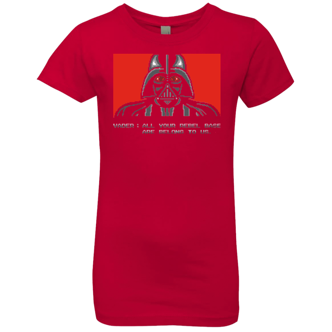T-Shirts Red / YXS All your rebel base are belongs to us Girls Premium T-Shirt