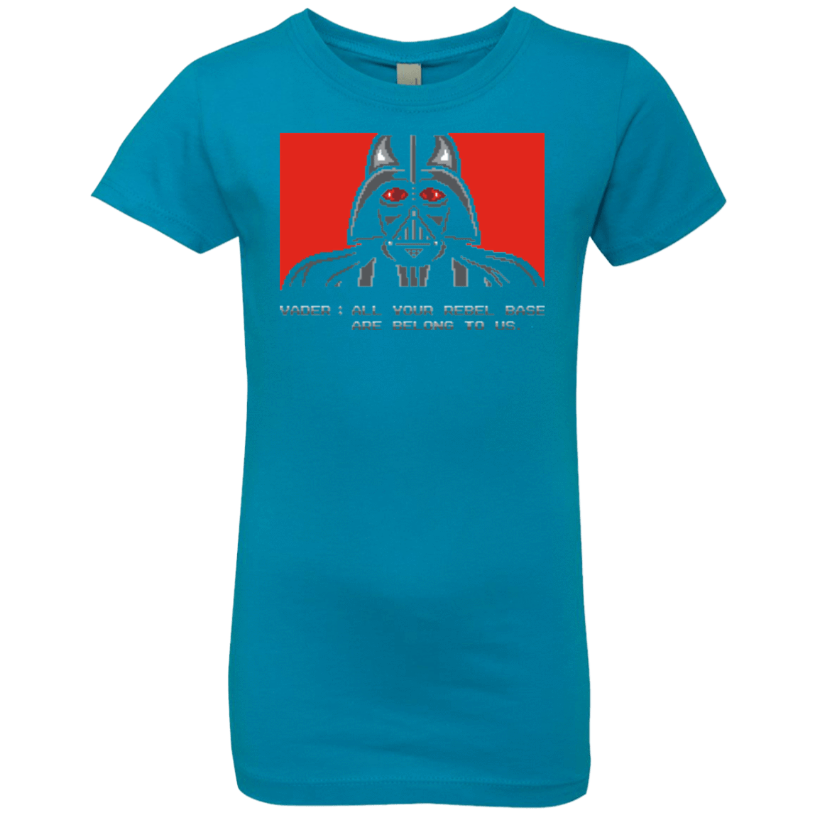 T-Shirts Turquoise / YXS All your rebel base are belongs to us Girls Premium T-Shirt