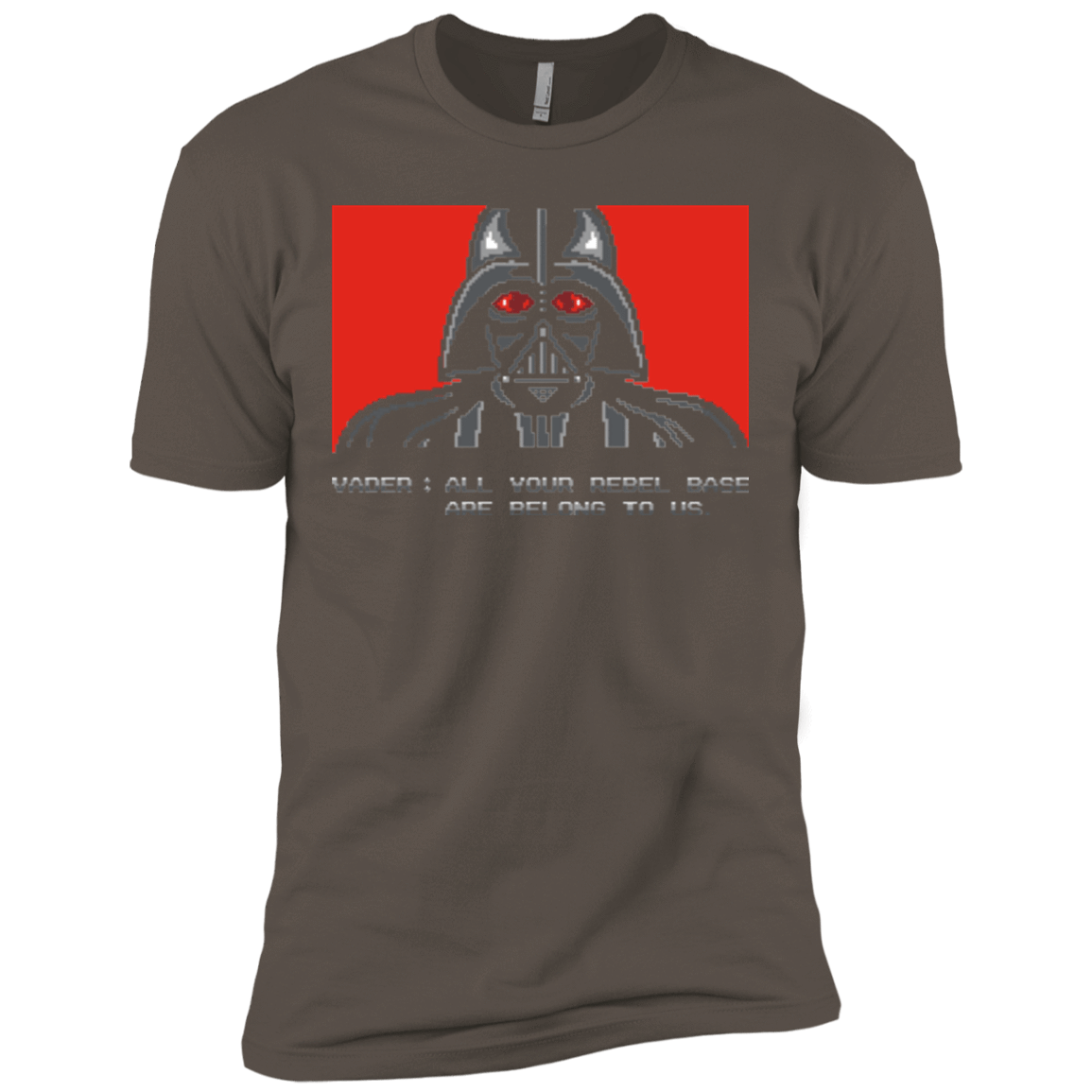 T-Shirts Warm Grey / X-Small All your rebel base are belongs to us Men's Premium T-Shirt