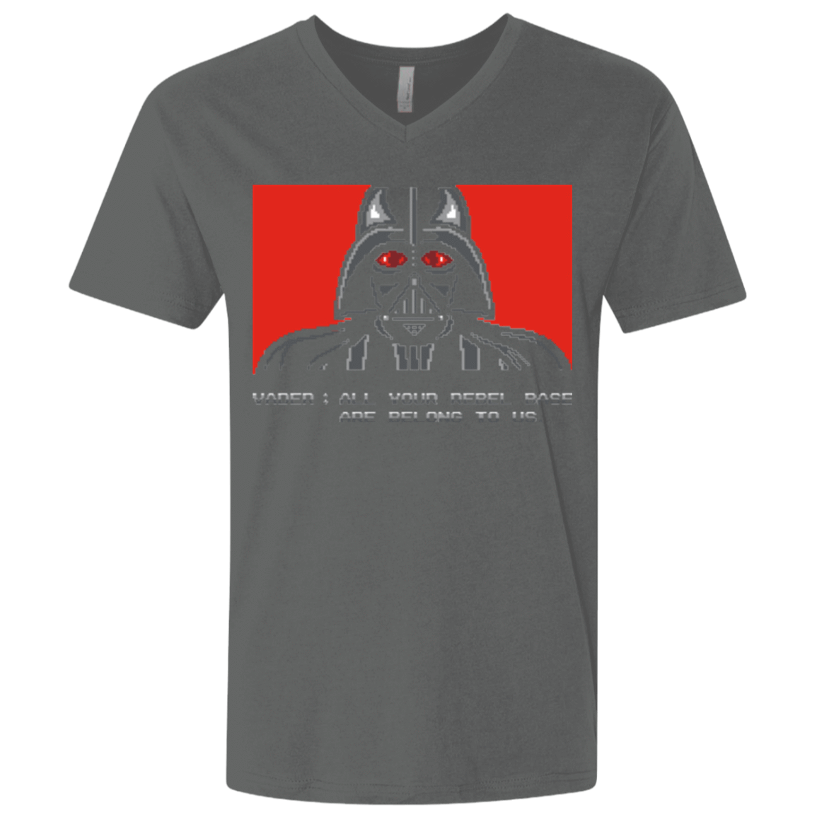 T-Shirts Heavy Metal / X-Small All your rebel base are belongs to us Men's Premium V-Neck