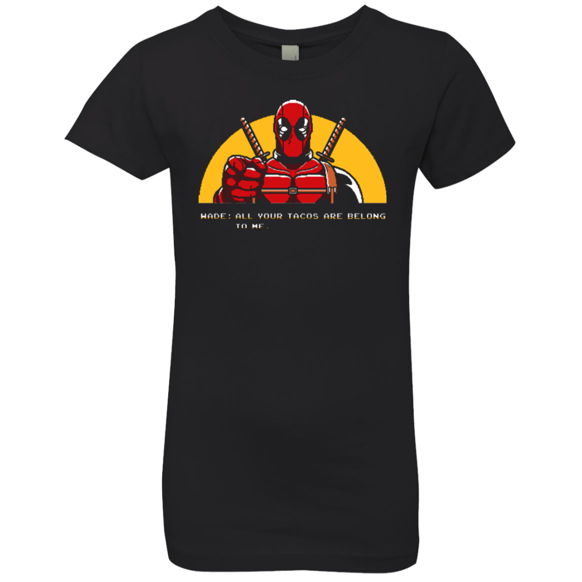 T-Shirts Black / YXS All Your Tacos Are Belong To Me Girls Premium T-Shirt