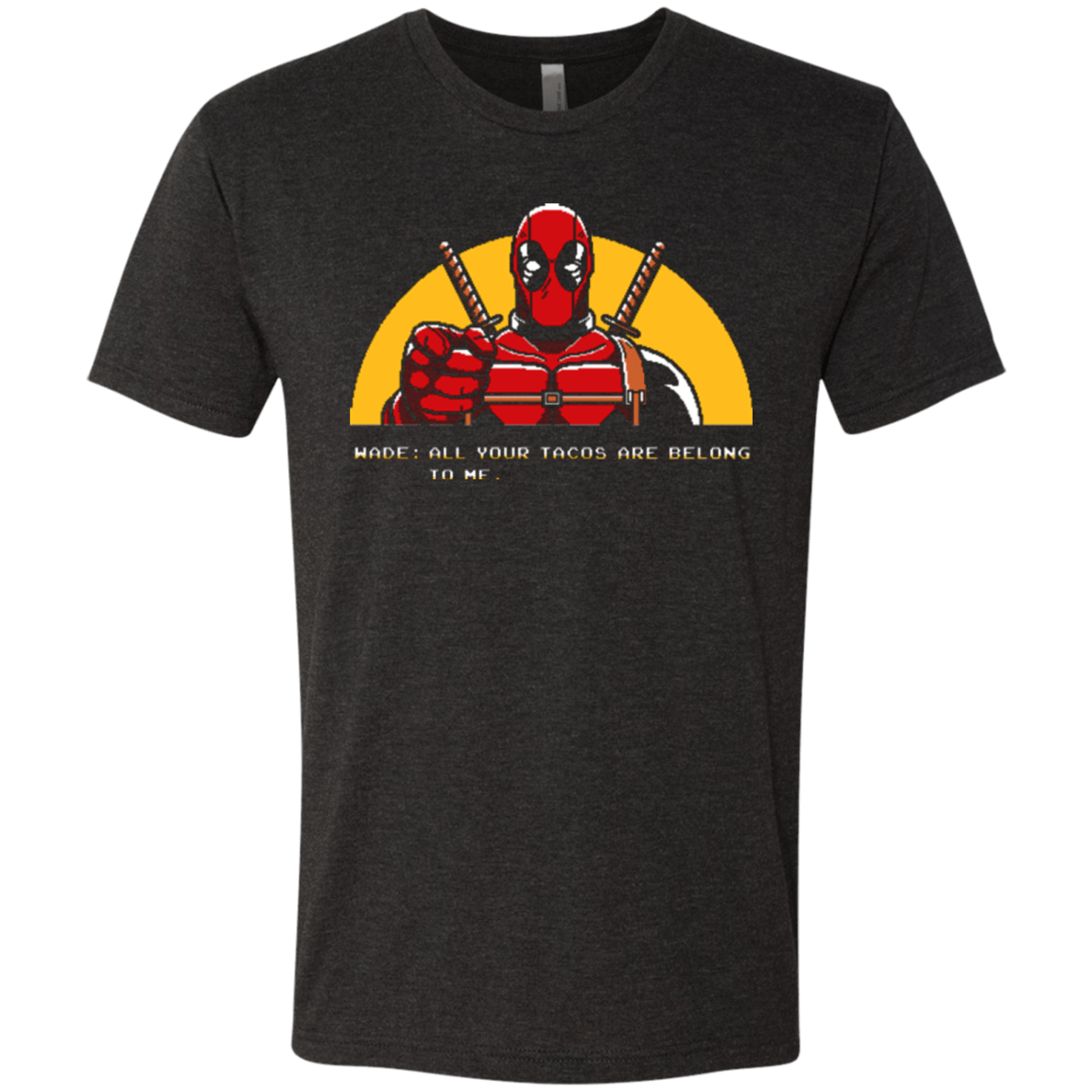 T-Shirts Vintage Black / Small All Your Tacos Are Belong To Me Men's Triblend T-Shirt