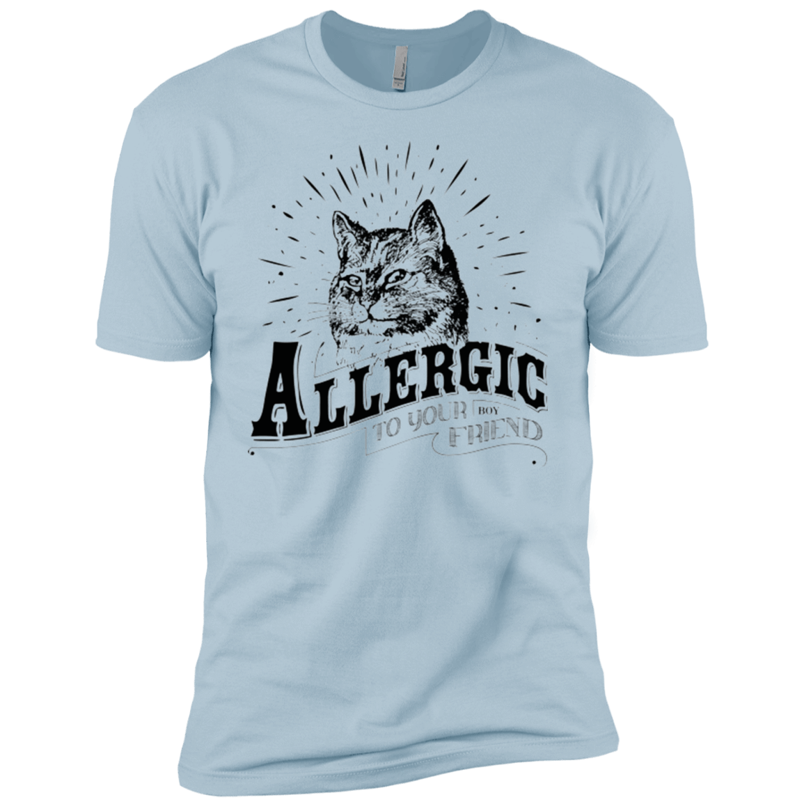 T-Shirts Light Blue / YXS Allergic to your Boyfriend Boys Premium T-Shirt