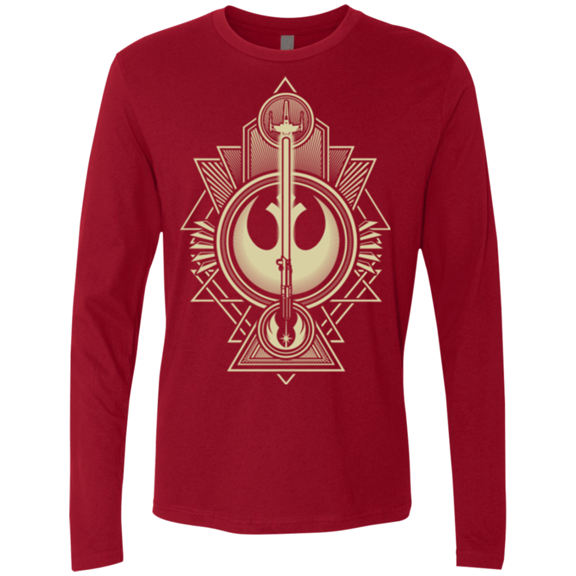 T-Shirts Cardinal / Small Alliance Association Men's Premium Long Sleeve