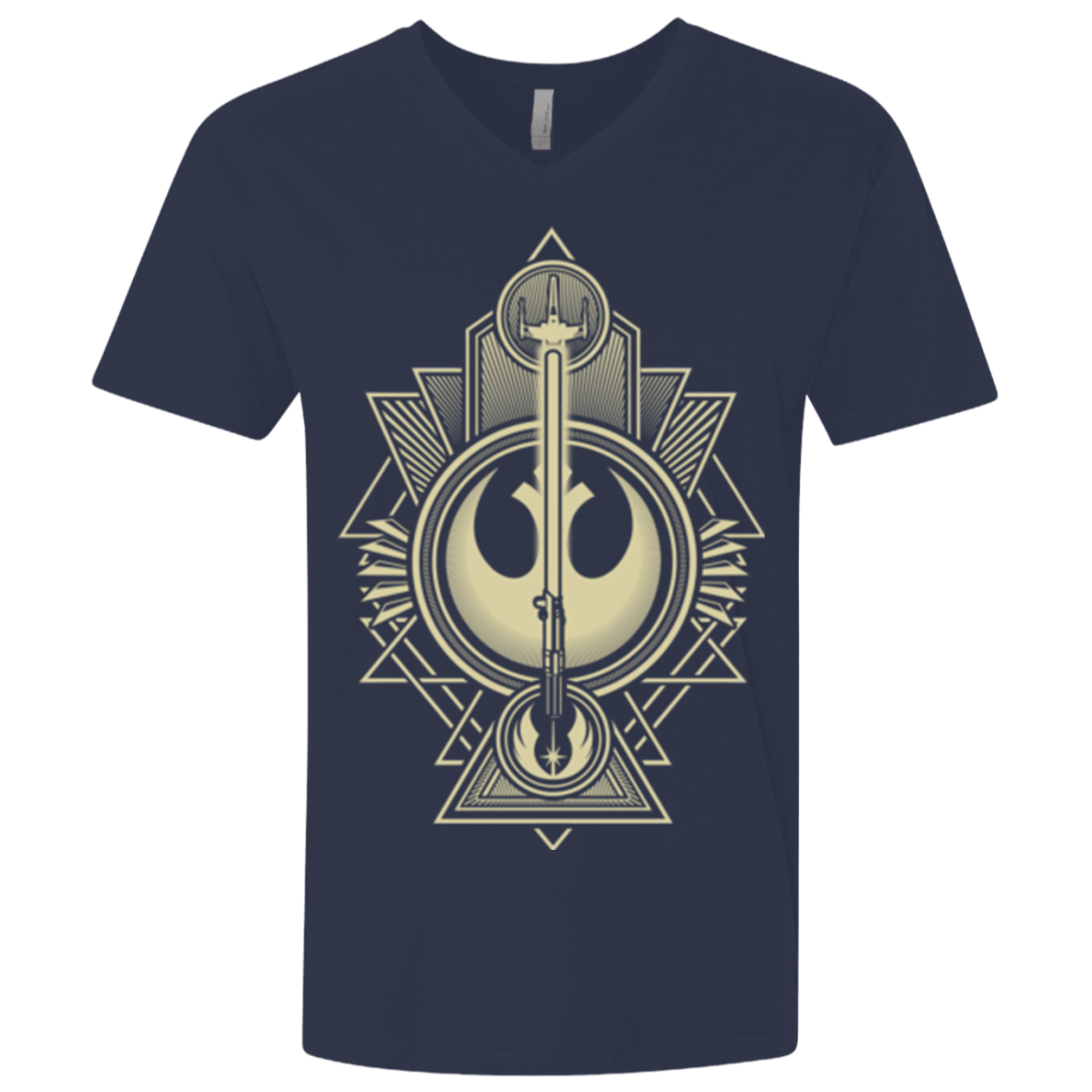 T-Shirts Midnight Navy / X-Small Alliance Association Men's Premium V-Neck