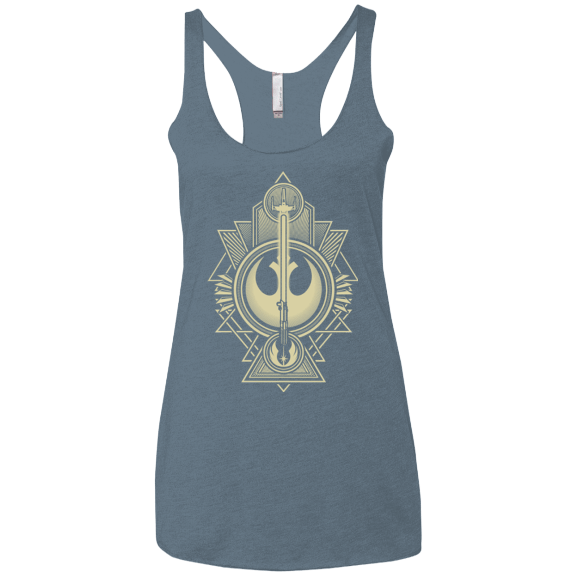 T-Shirts Indigo / X-Small Alliance Association Women's Triblend Racerback Tank