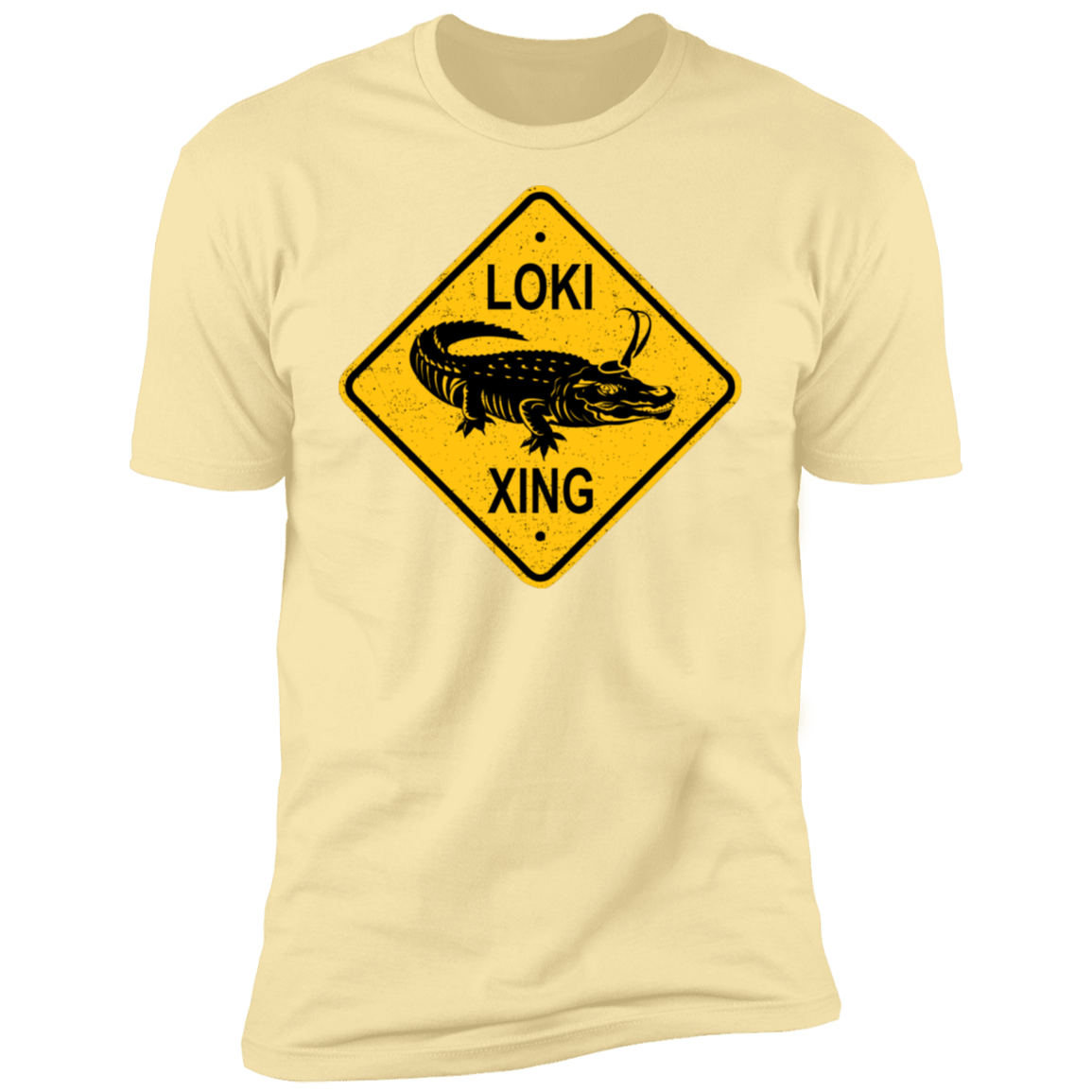 T-Shirts Banana Cream / S Alligator Xing Men's Premium T-Shirt