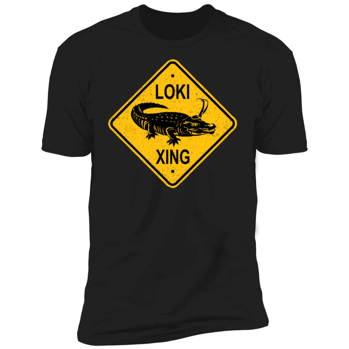 T-Shirts Black / S Alligator Xing Men's Premium T-Shirt