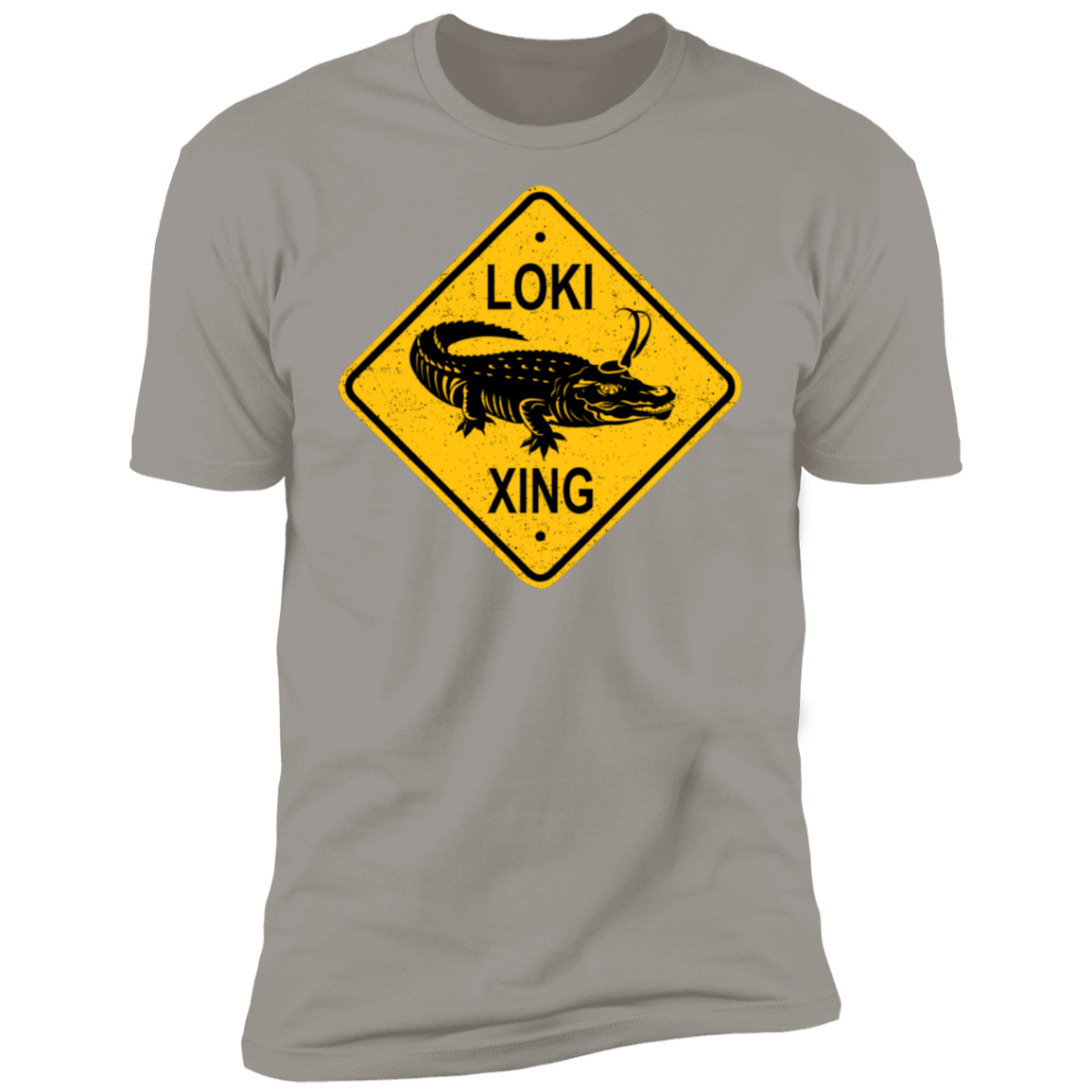 T-Shirts Light Grey / S Alligator Xing Men's Premium T-Shirt
