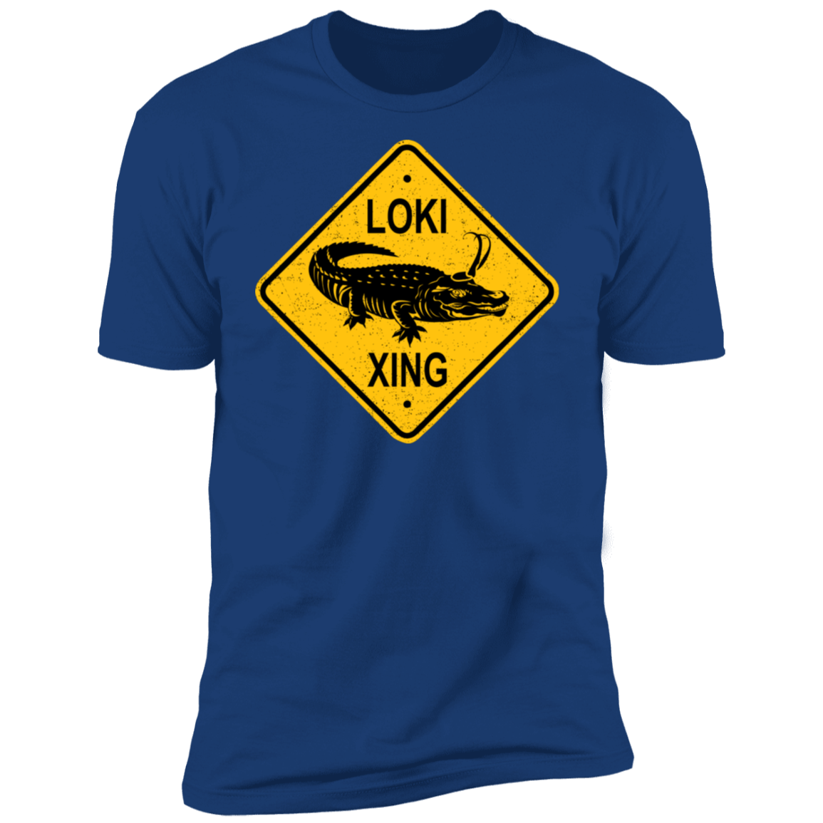 T-Shirts Royal / S Alligator Xing Men's Premium T-Shirt