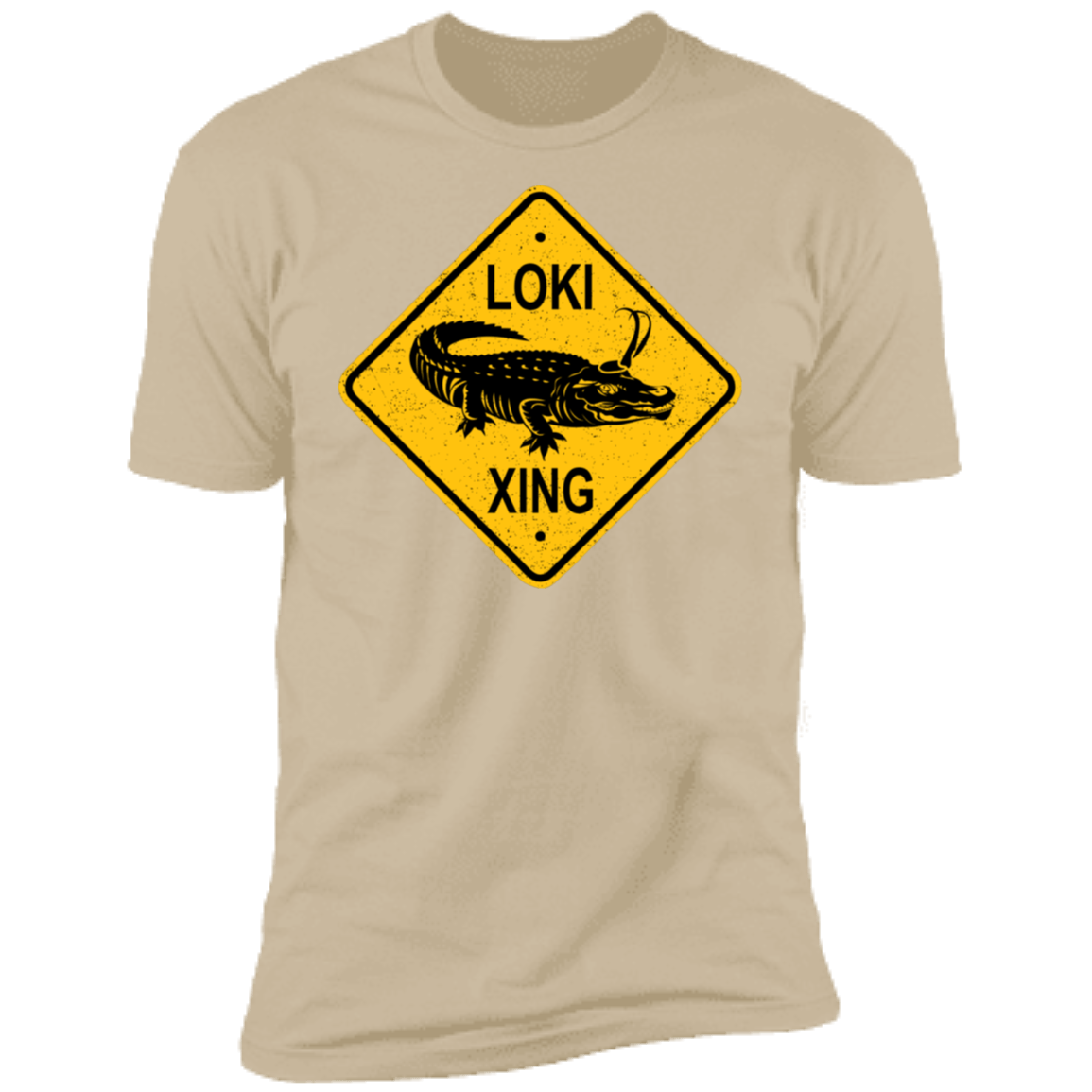 T-Shirts Sand / S Alligator Xing Men's Premium T-Shirt