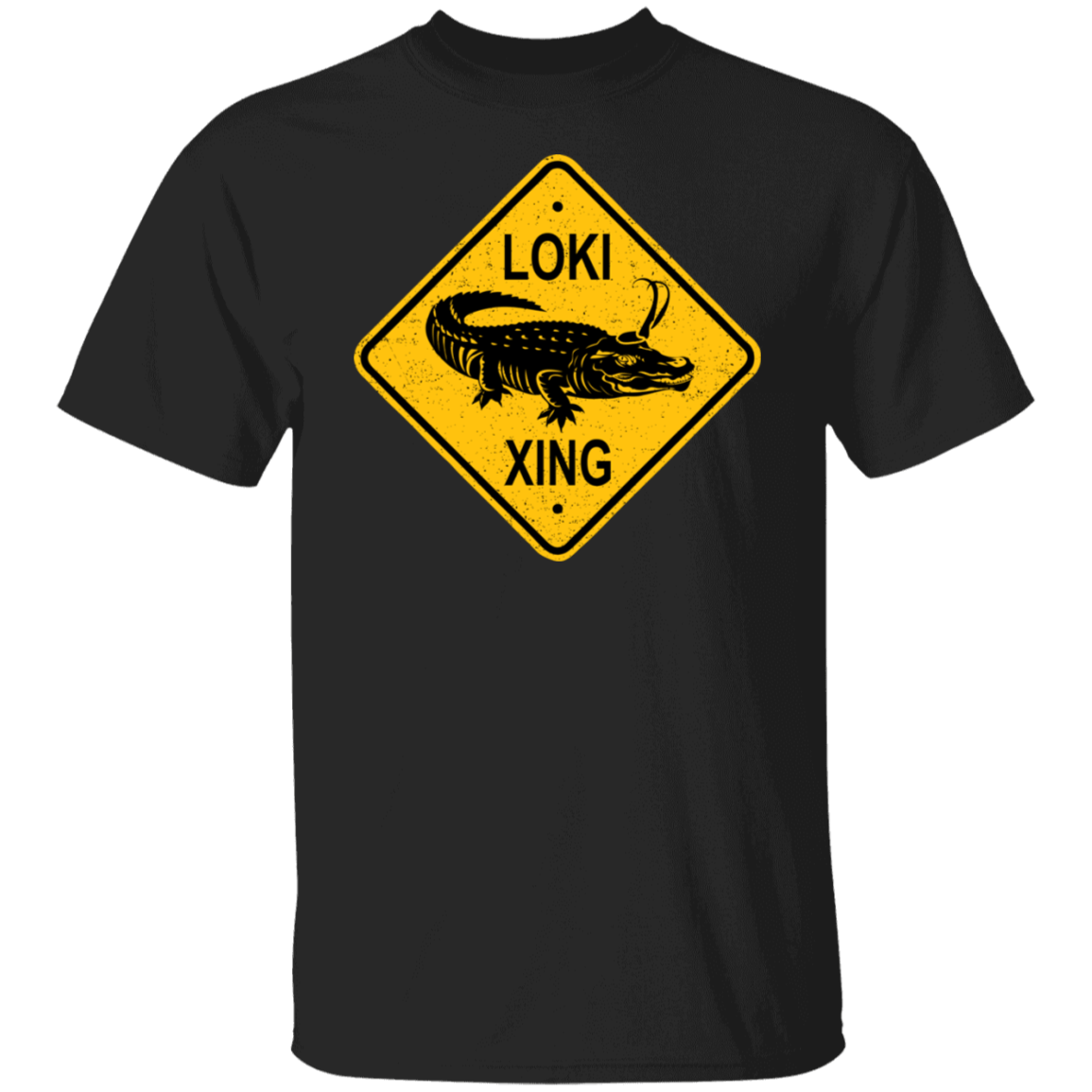 T-Shirts Black / S Alligator Xing T-Shirt