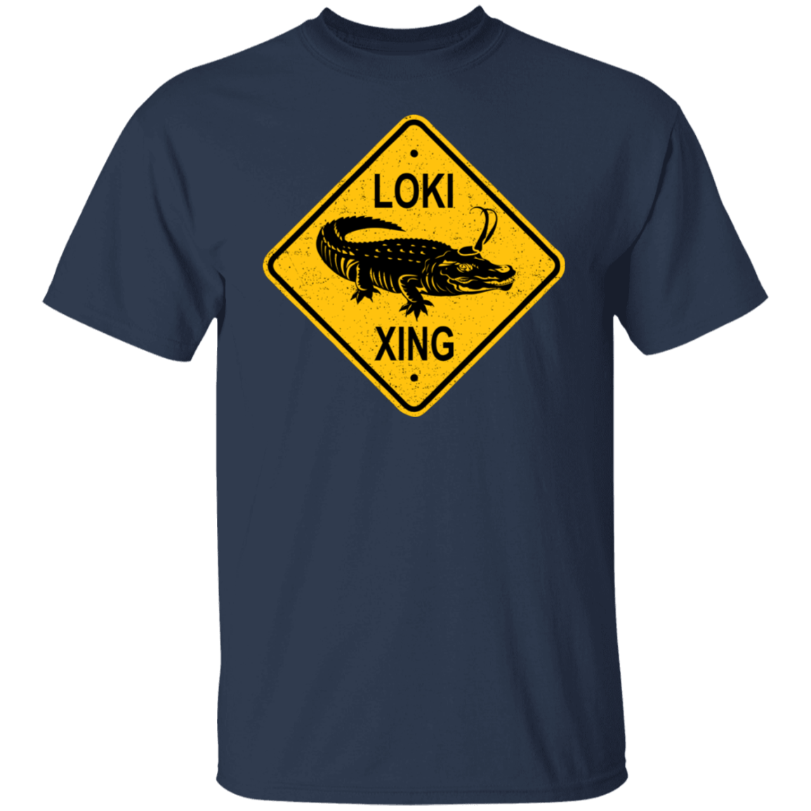 T-Shirts Navy / S Alligator Xing T-Shirt