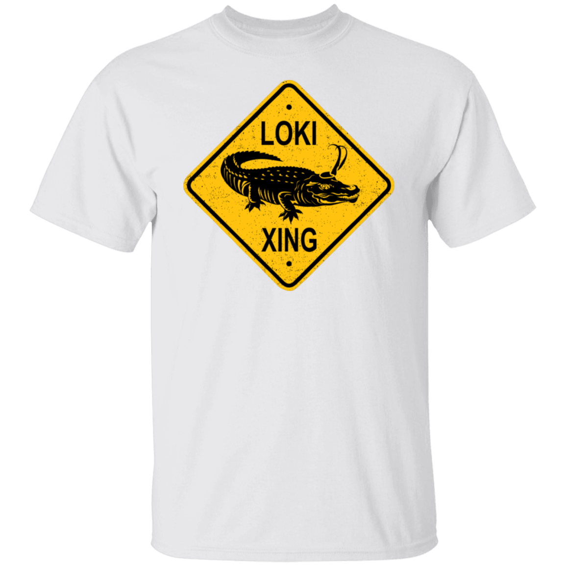T-Shirts White / S Alligator Xing T-Shirt