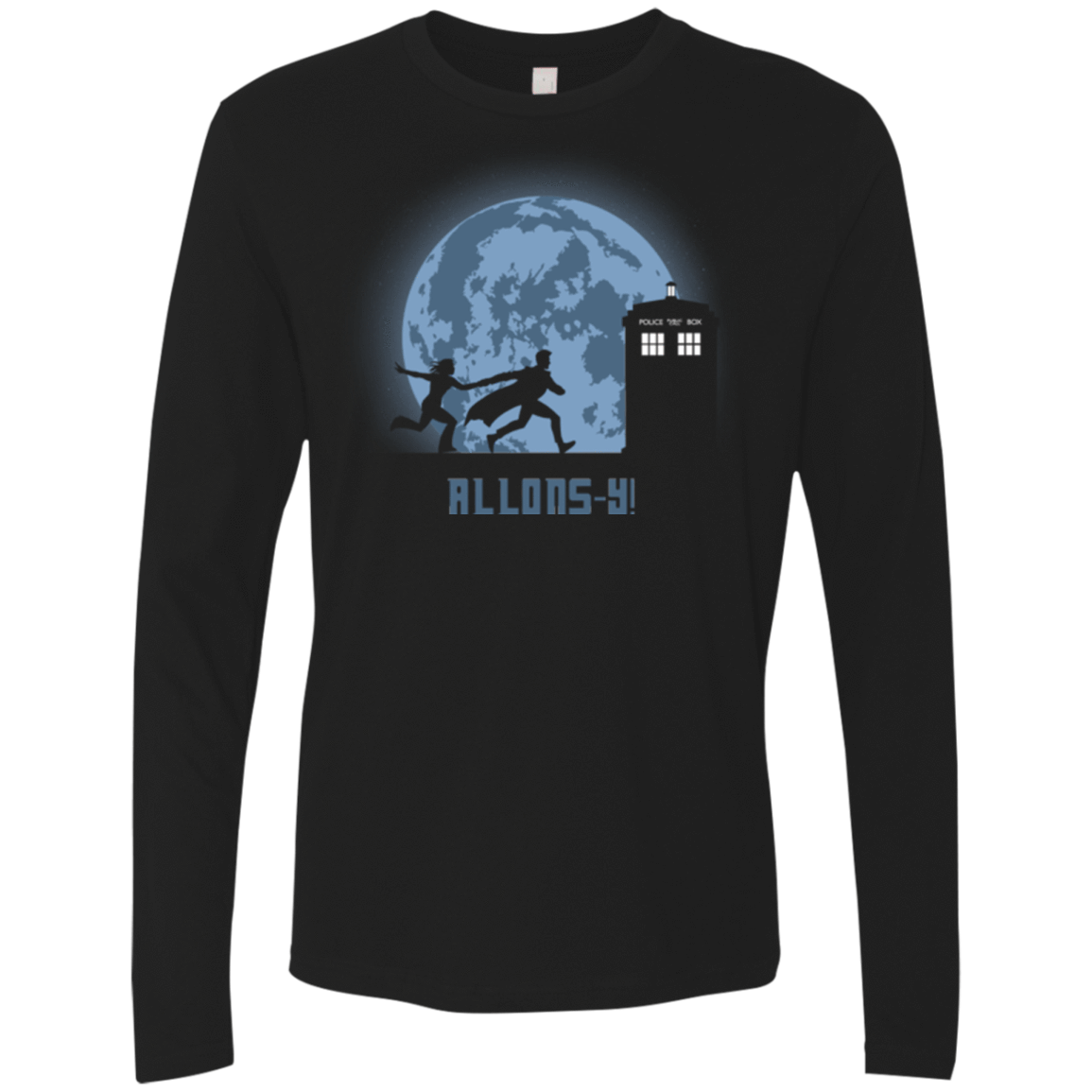 T-Shirts Black / Small Allons y! Men's Premium Long Sleeve