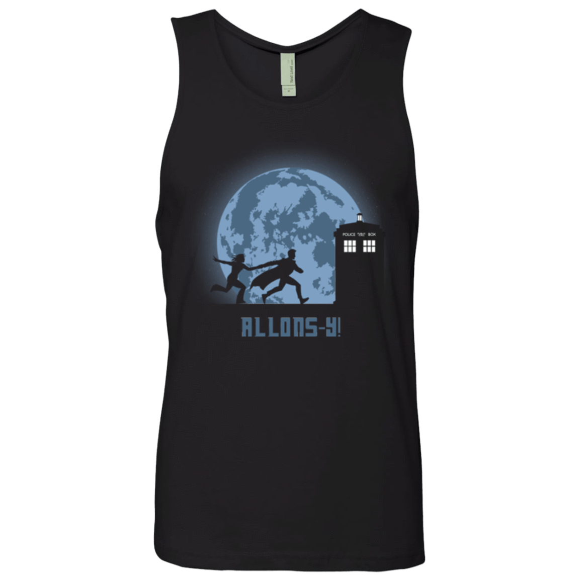 T-Shirts Black / Small Allons y! Men's Premium Tank Top