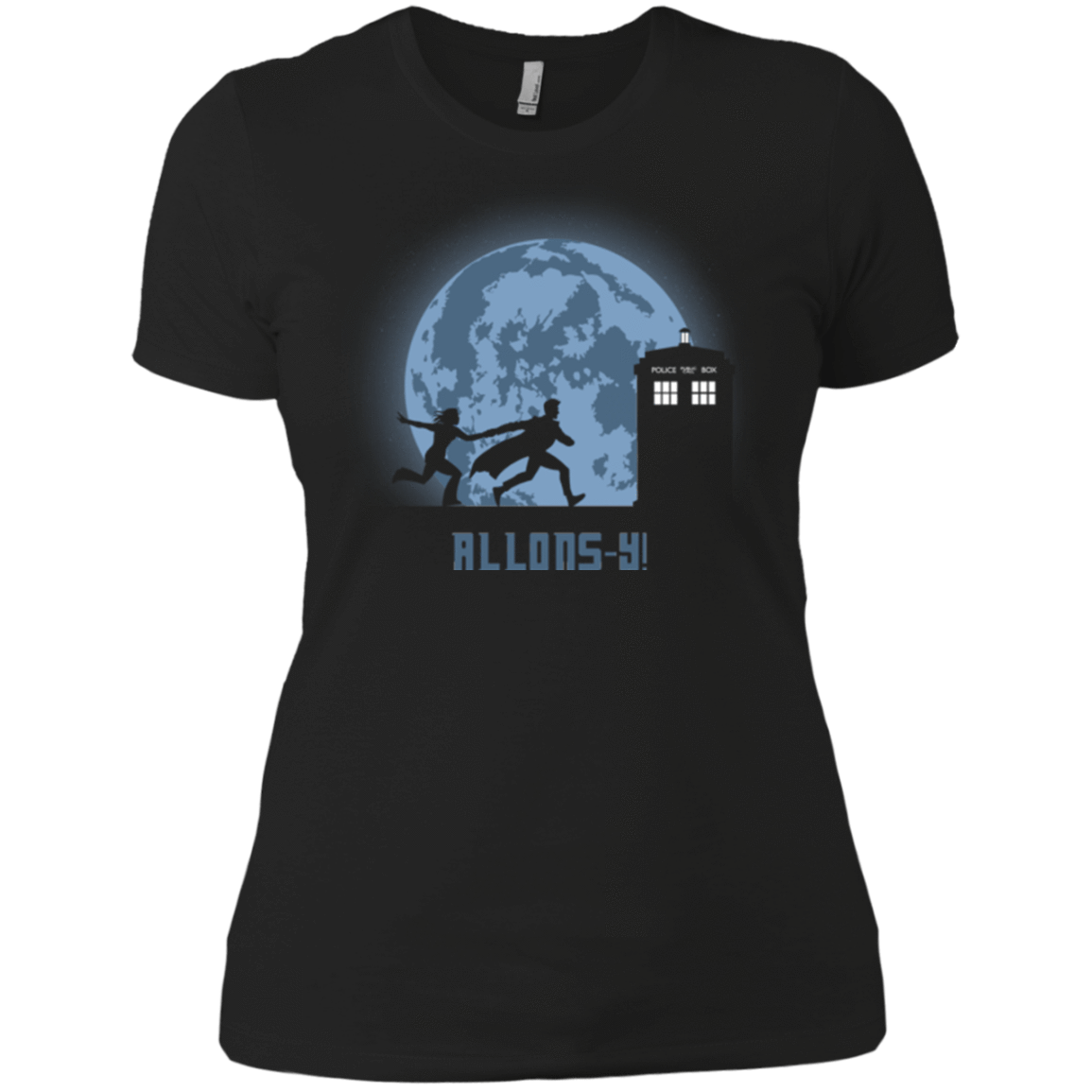 T-Shirts Black / X-Small Allons y! Women's Premium T-Shirt