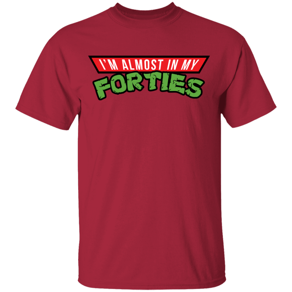 T-Shirts Cardinal / YXS Almost 40 Youth T-Shirt