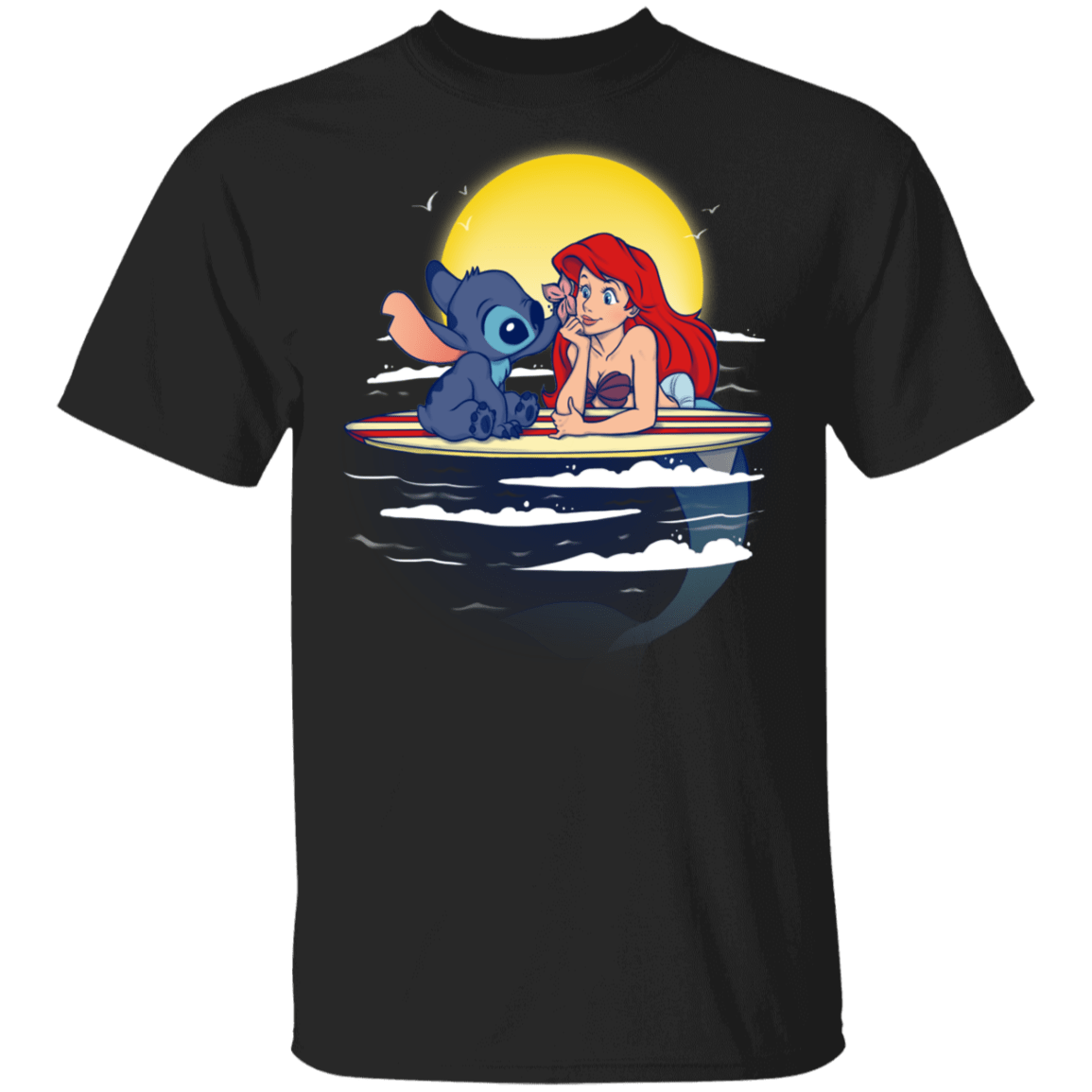 T-Shirts Black / S Aloha Mermaid T-Shirt