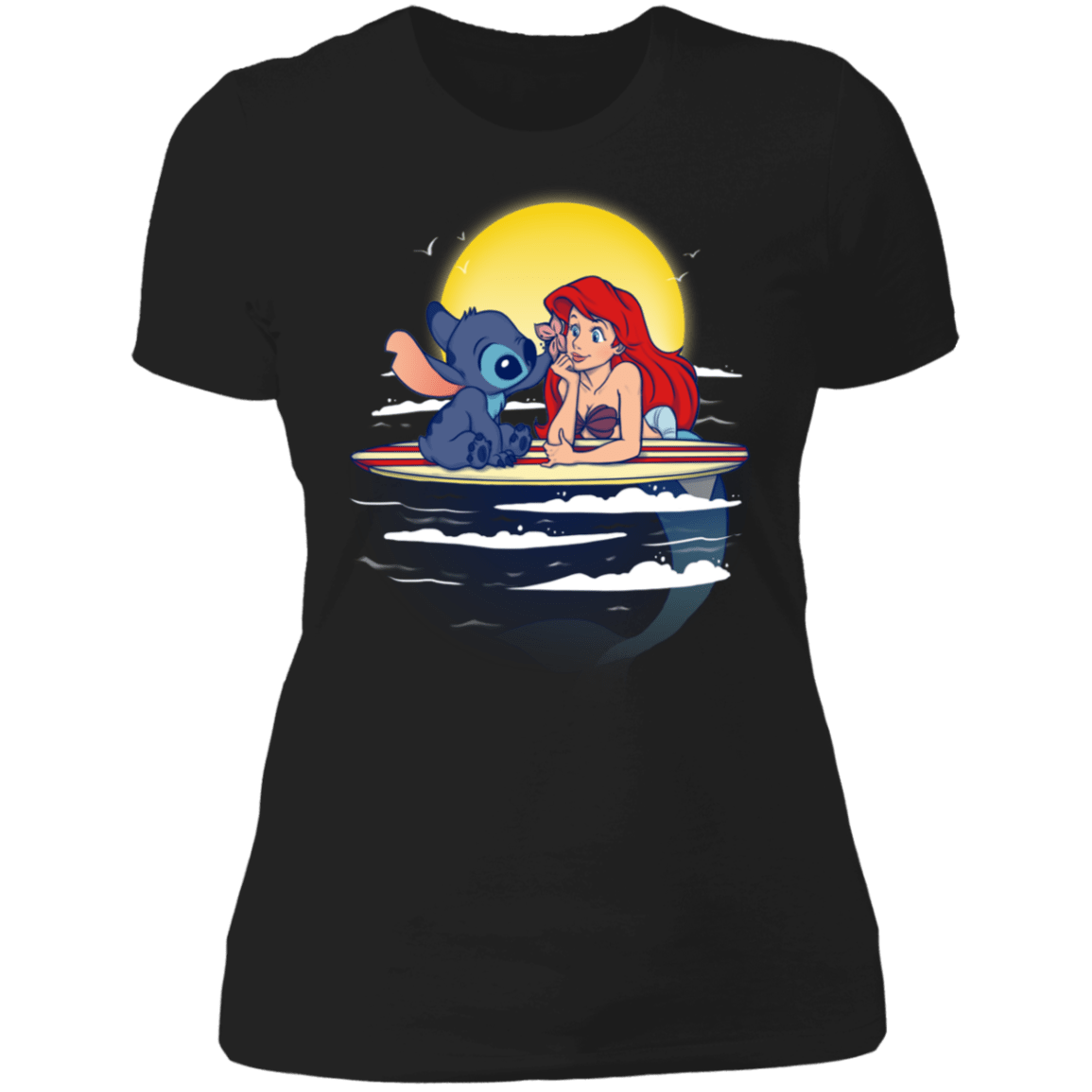 T-Shirts Black / X-Small Aloha Mermaid Women's Premium T-Shirt