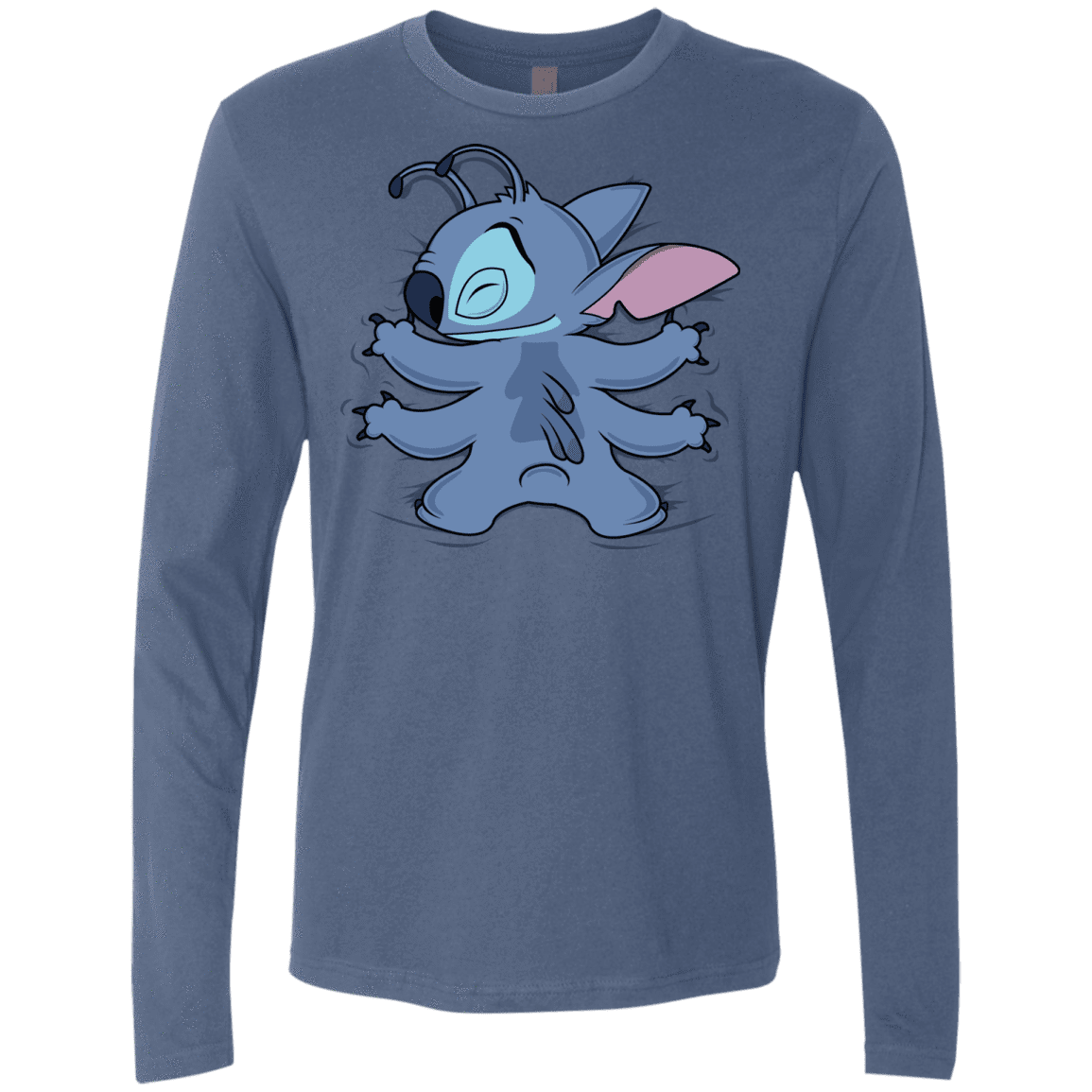 T-Shirts Indigo / S Alohug Men's Premium Long Sleeve